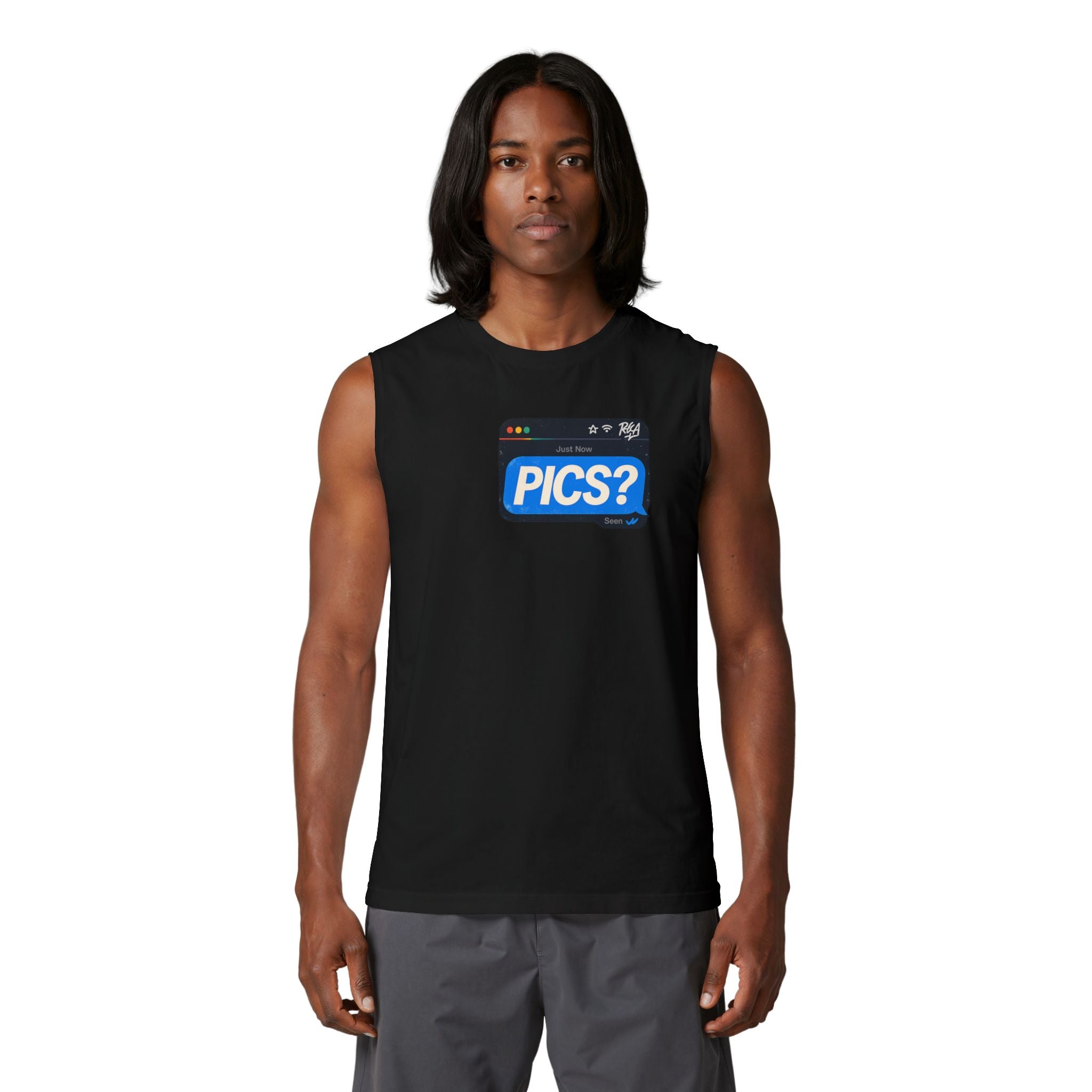 “PICS?” Muscle Tank