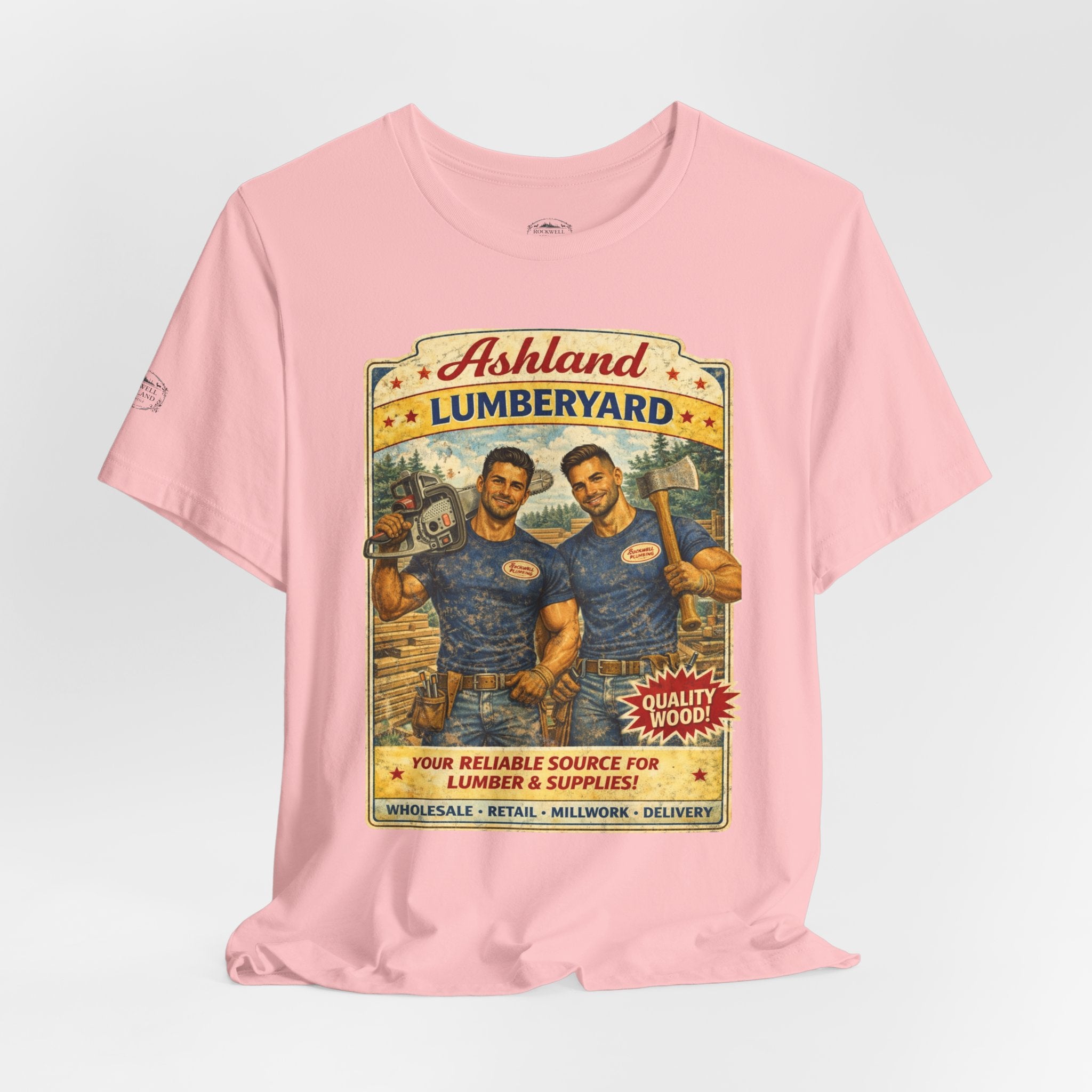 Ashland Lumberyard Vintage Tee — Retro Lumberjack Workshirt