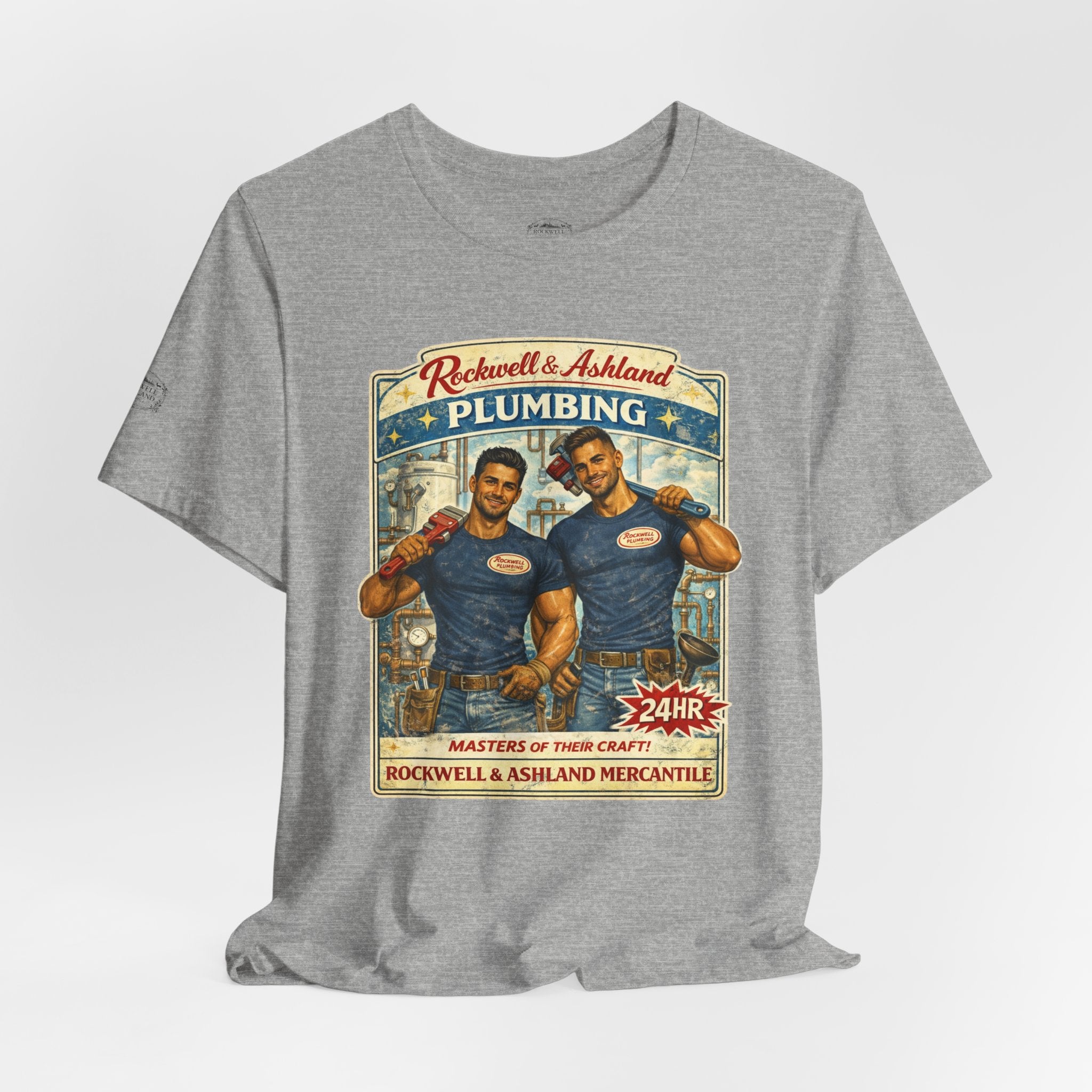 "Rockwell & Ashland Plumbing" Tee