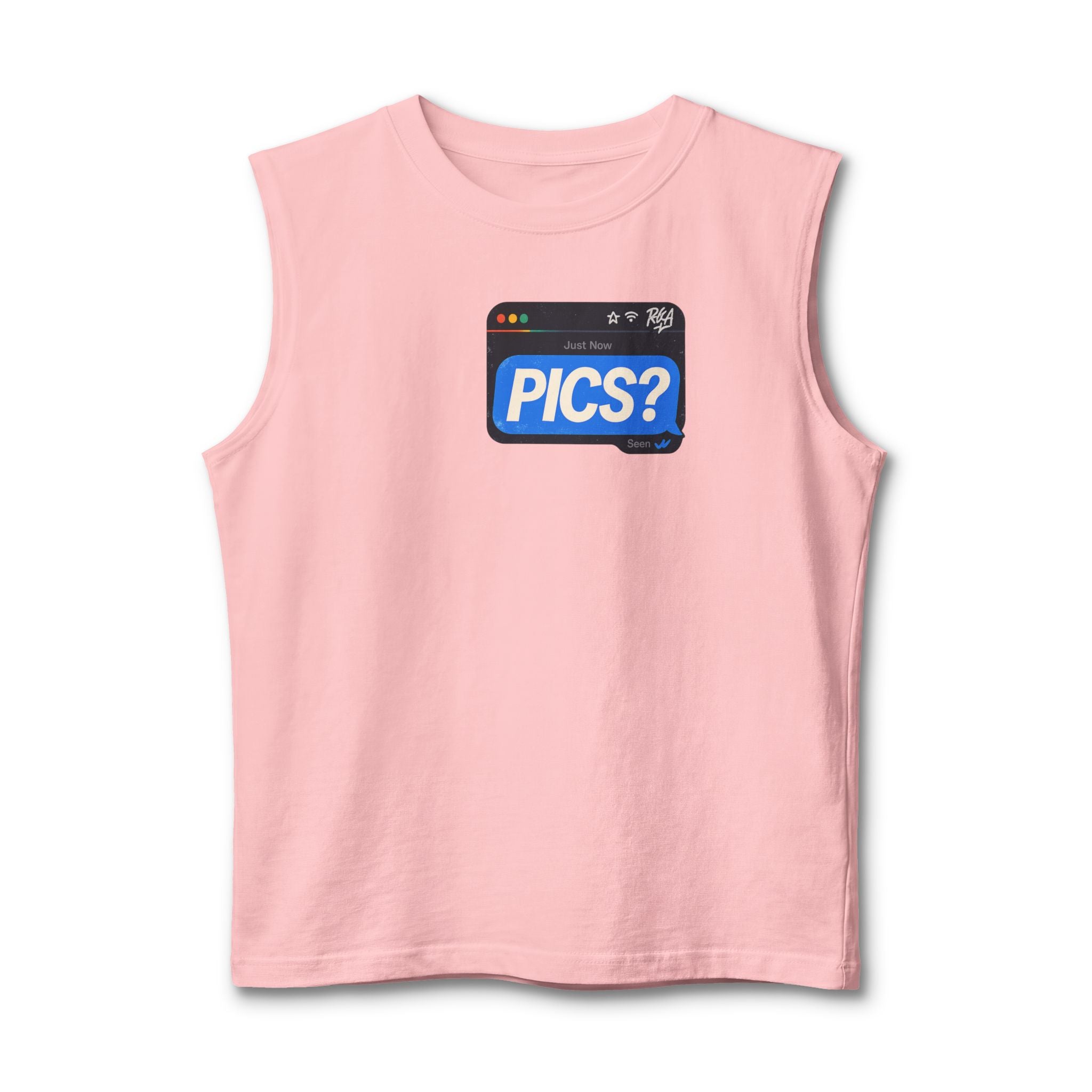 “PICS?” Muscle Tank