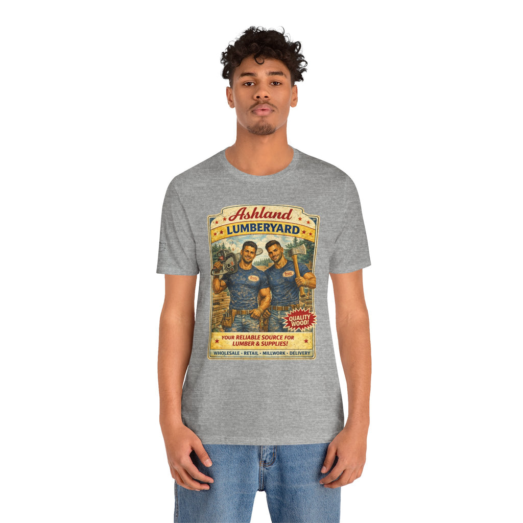 Ashland Lumberyard Vintage Tee — Retro Lumberjack Workshirt