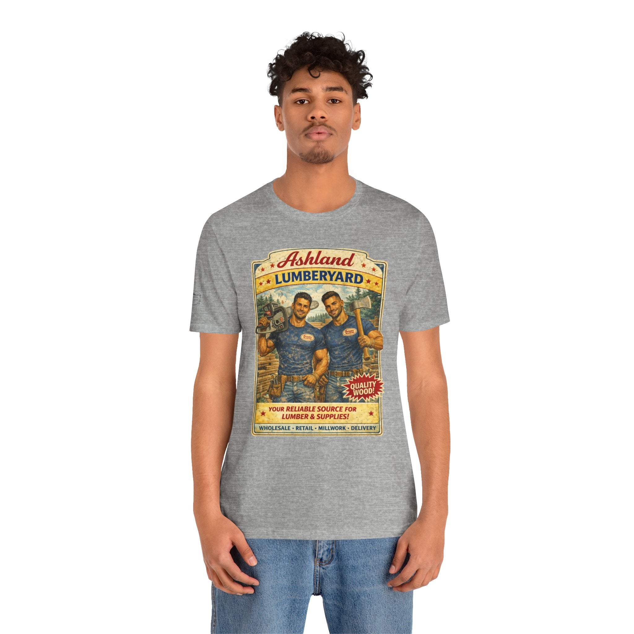 Ashland Lumberyard Vintage Tee — Retro Lumberjack Workshirt