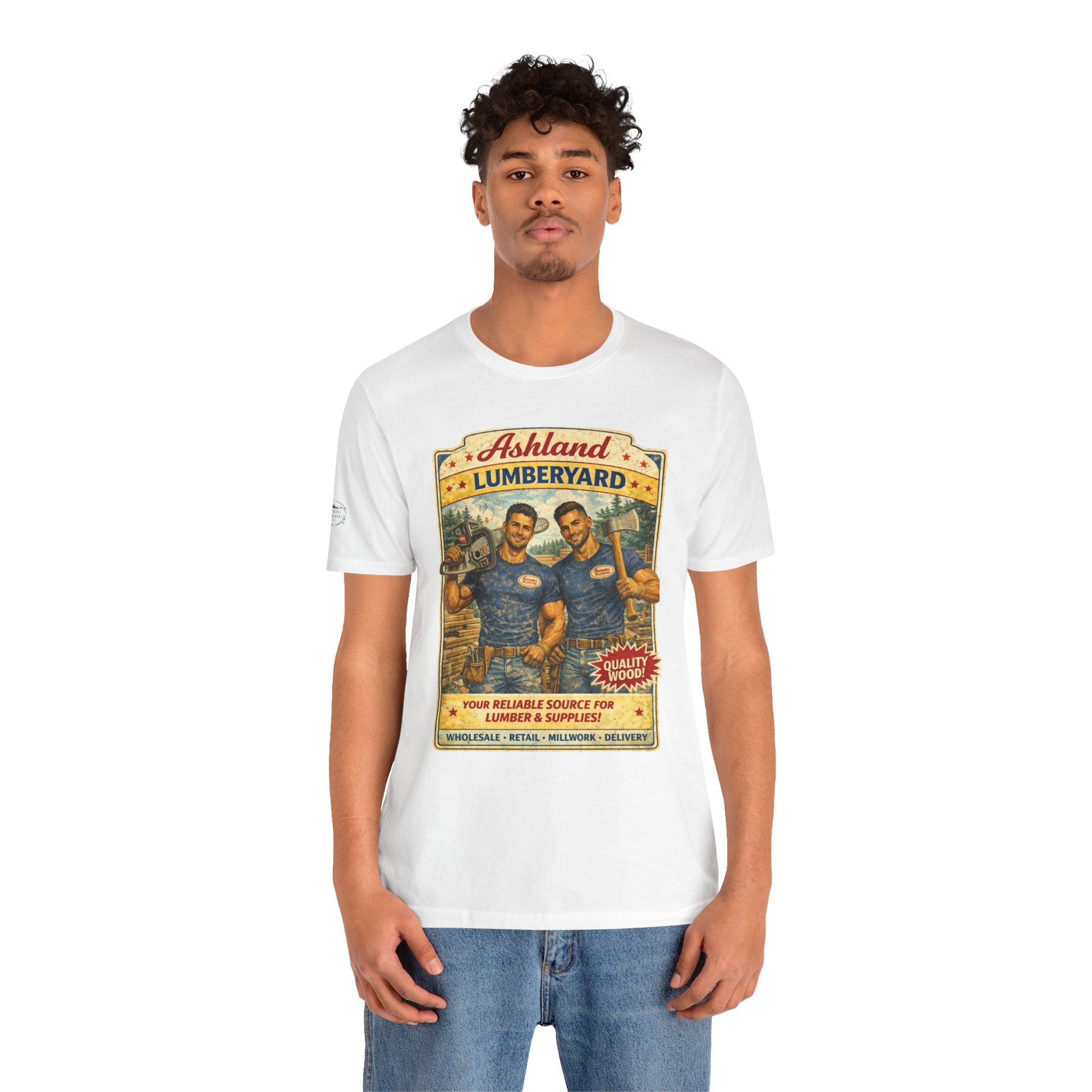 Ashland Lumberyard Vintage Tee — Retro Lumberjack Workshirt