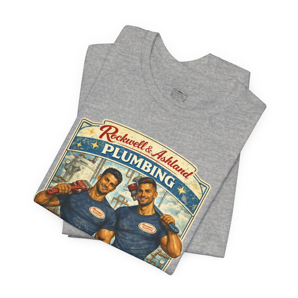 "Rockwell & Ashland Plumbing" Tee