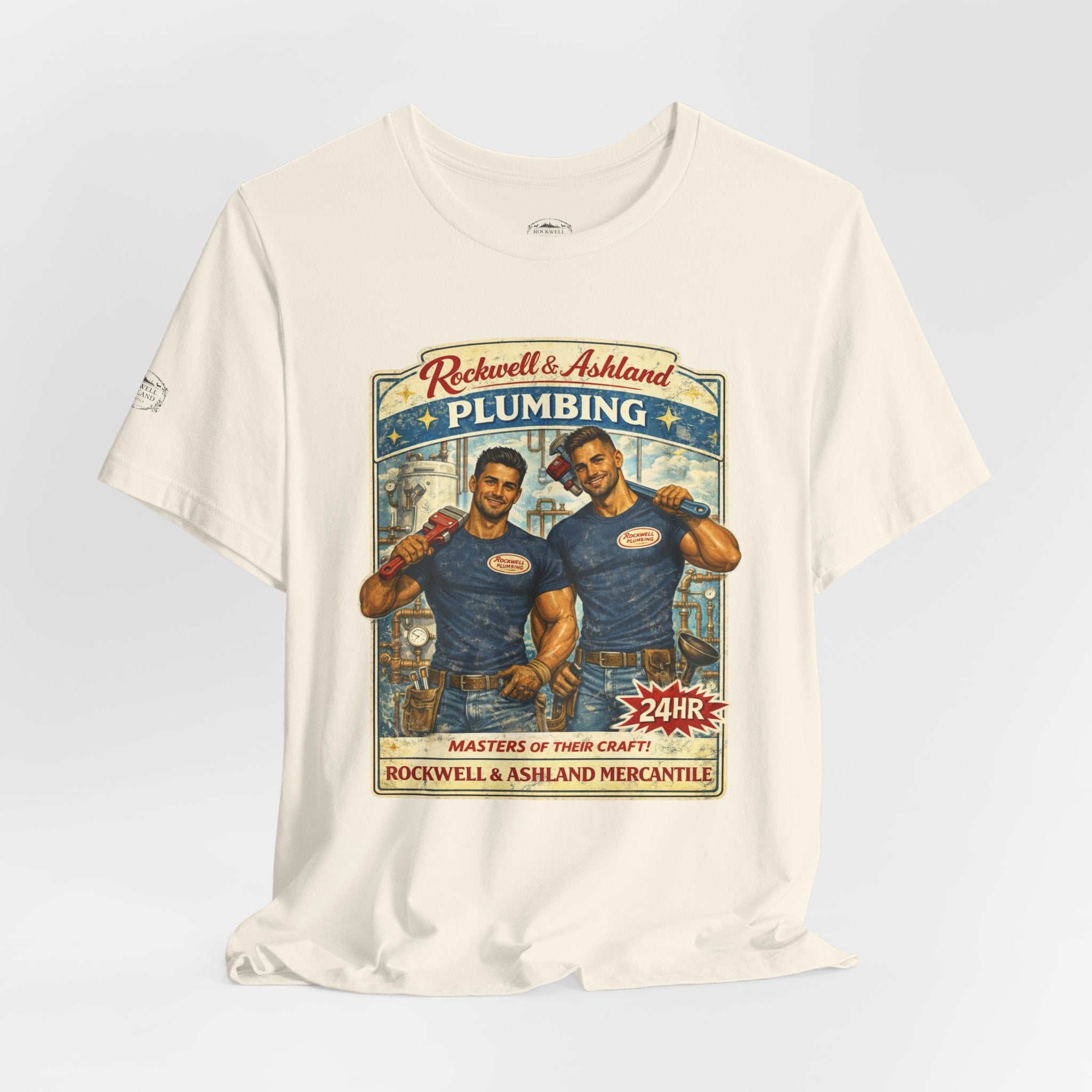 "Rockwell & Ashland Plumbing" Tee