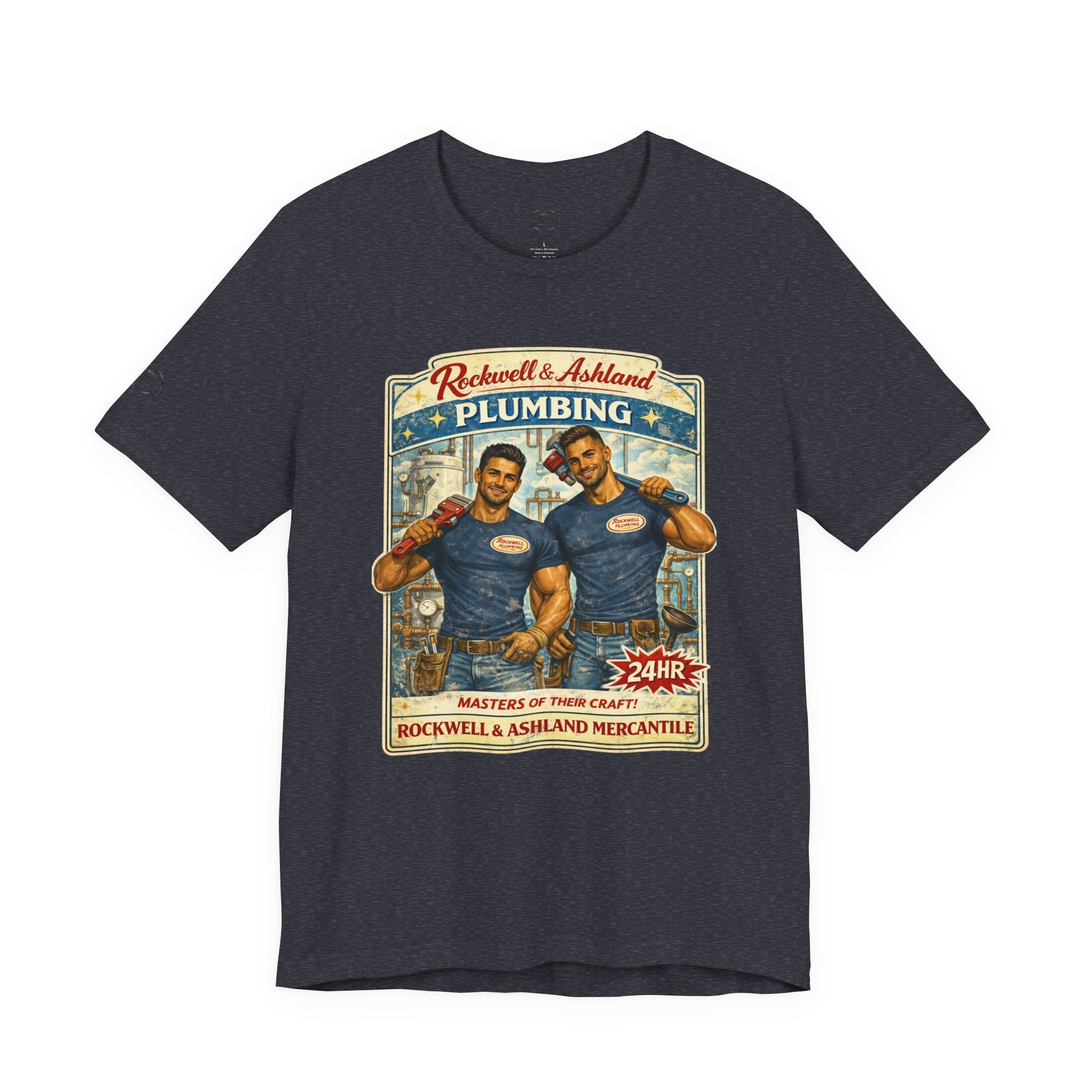 "Rockwell & Ashland Plumbing" Tee