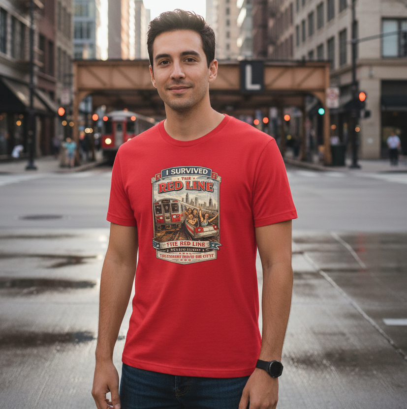 “I Survived the Red Line” Short Sleeve Tee