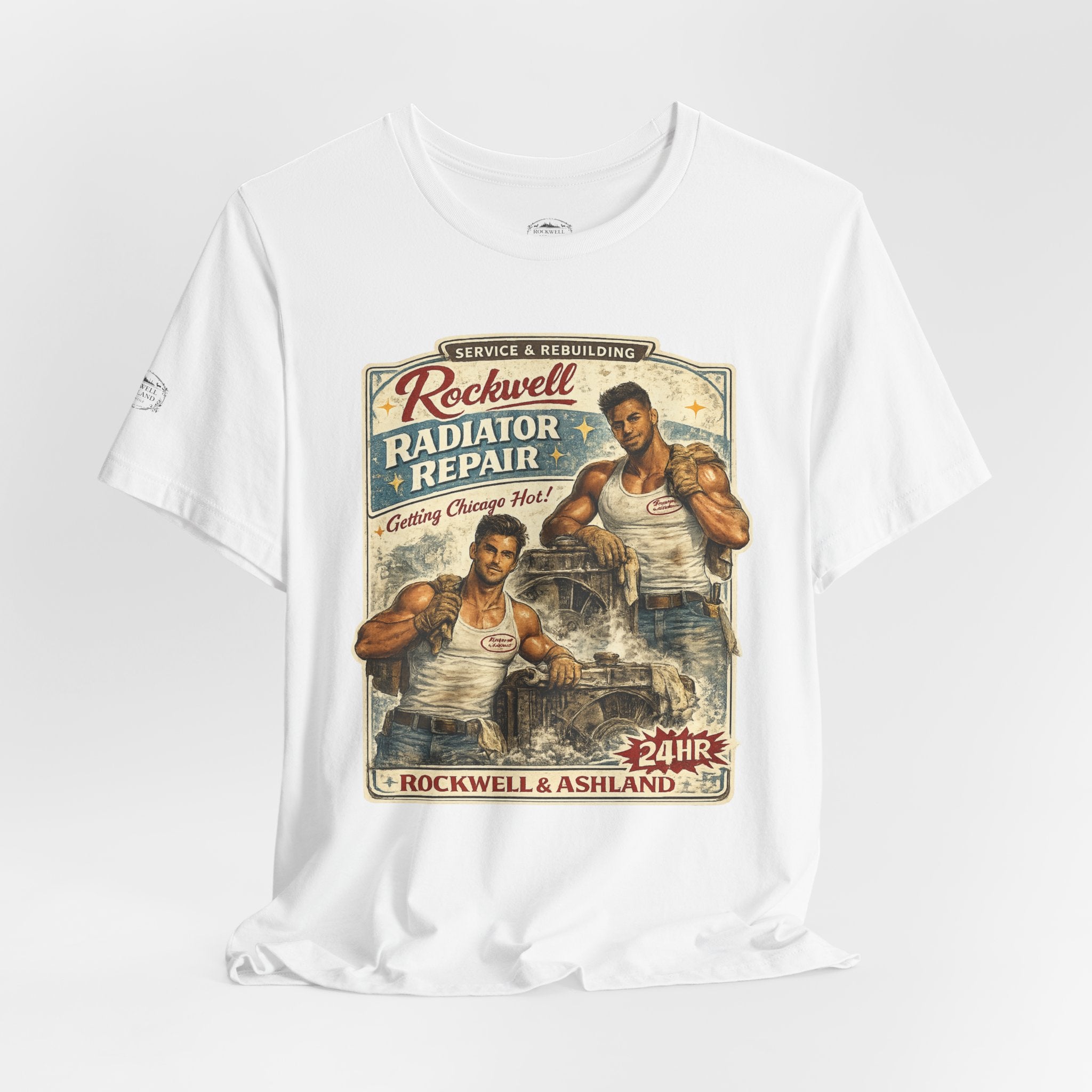 “Rockwell Radiator Repair" Short Sleeve T-Shirt