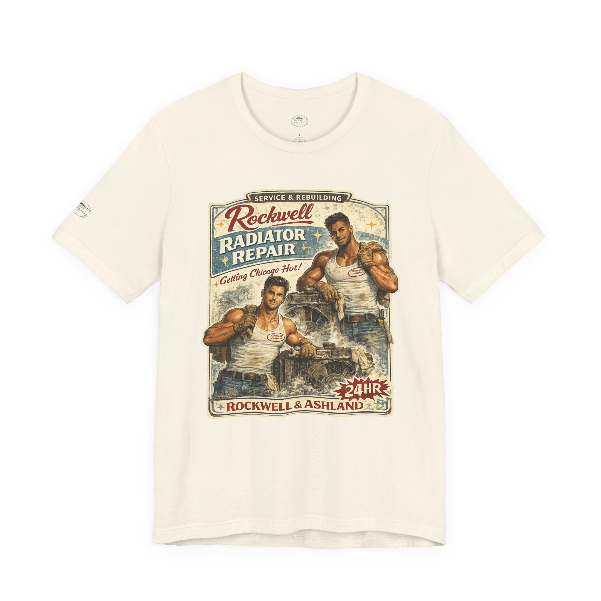 “Rockwell Radiator Repair" Short Sleeve T-Shirt