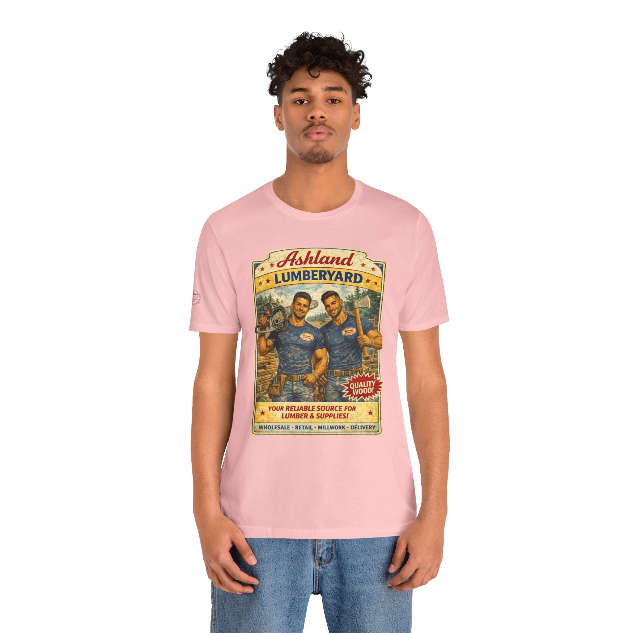 Ashland Lumberyard Vintage Tee — Retro Lumberjack Workshirt