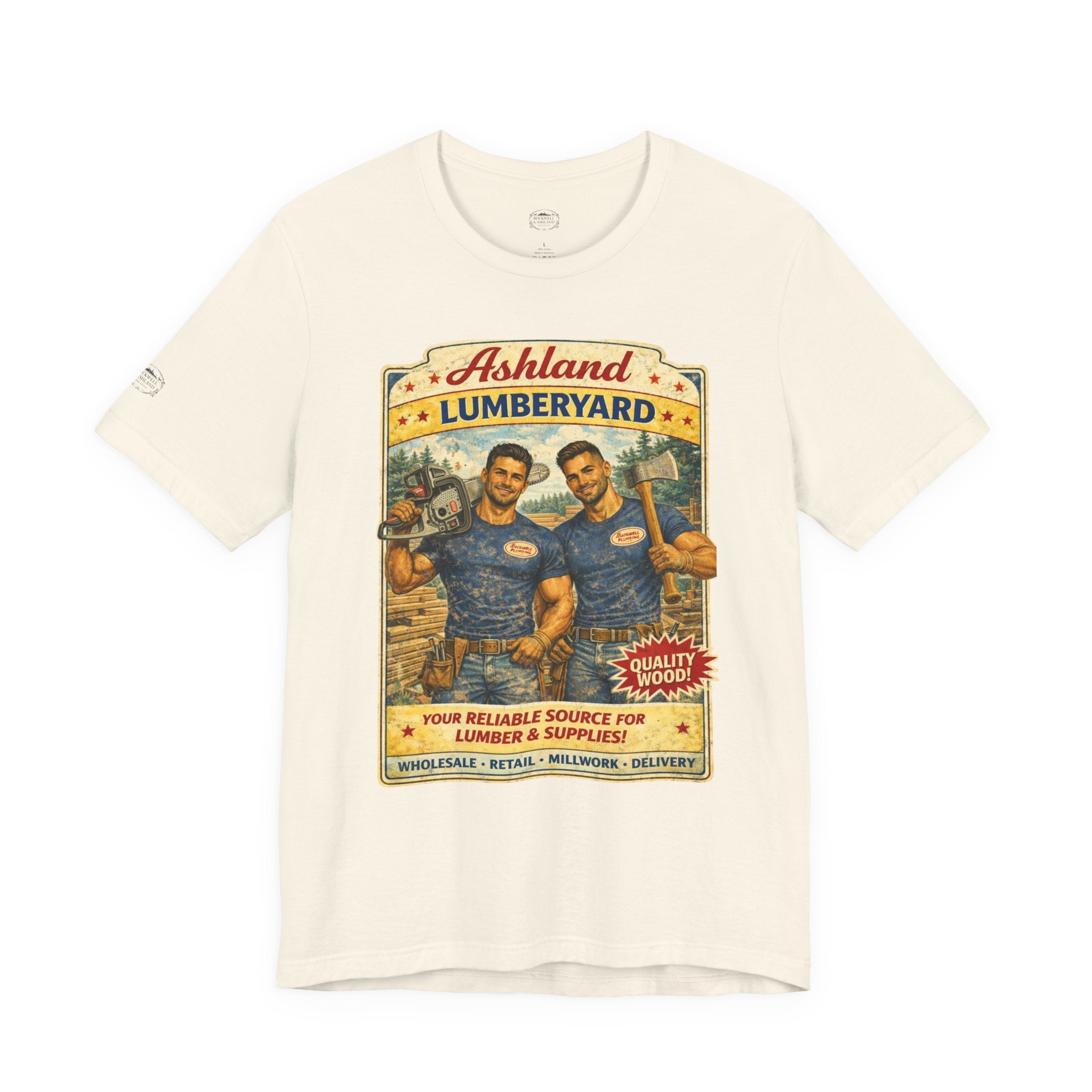 Ashland Lumberyard Vintage Tee — Retro Lumberjack Workshirt