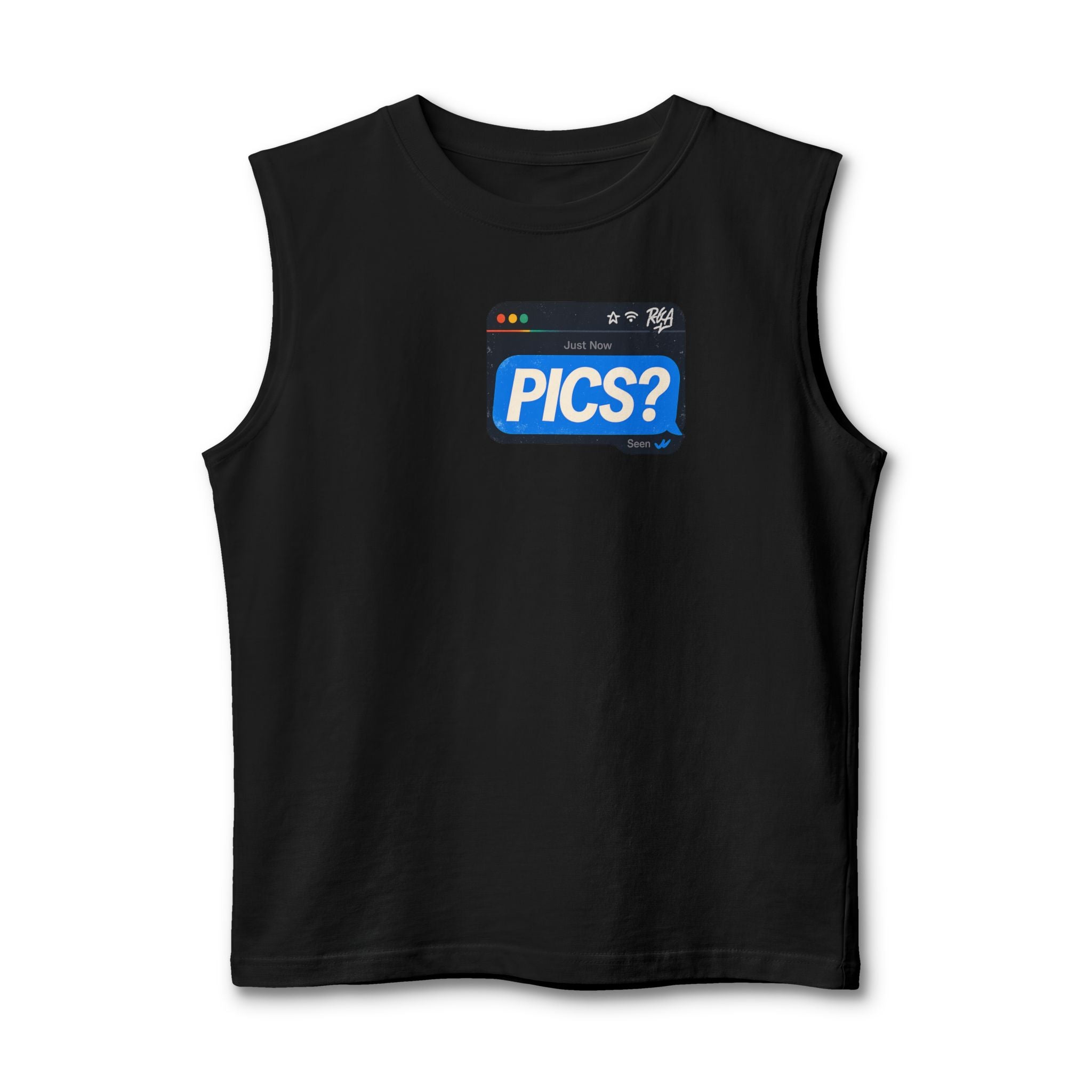 “PICS?” Muscle Tank