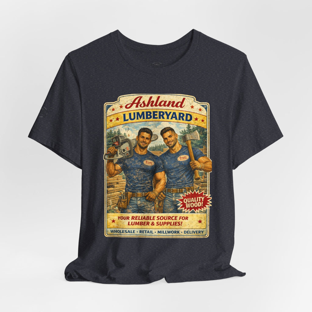 Ashland Lumberyard Vintage Tee — Retro Lumberjack Workshirt