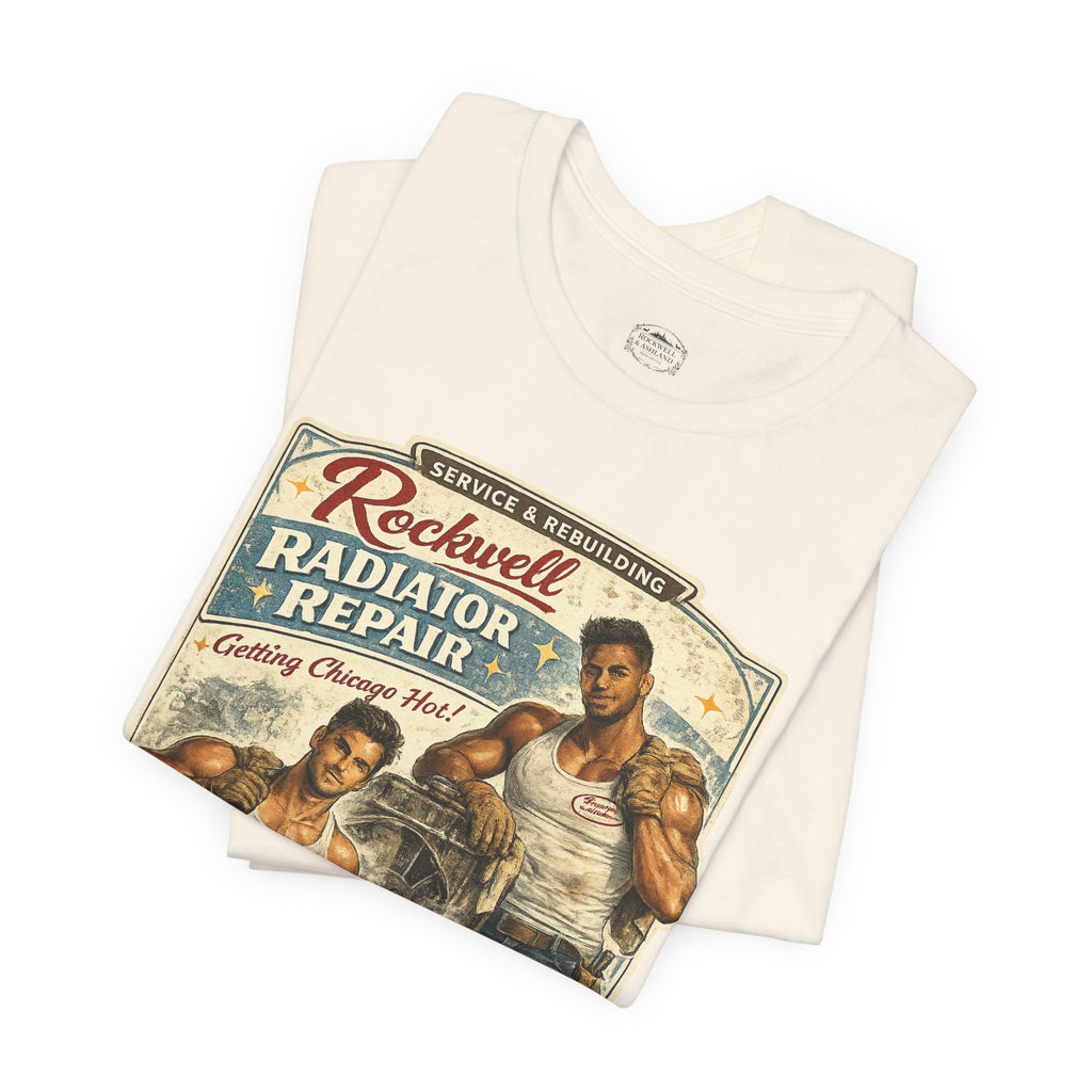 “Rockwell Radiator Repair" Short Sleeve T-Shirt