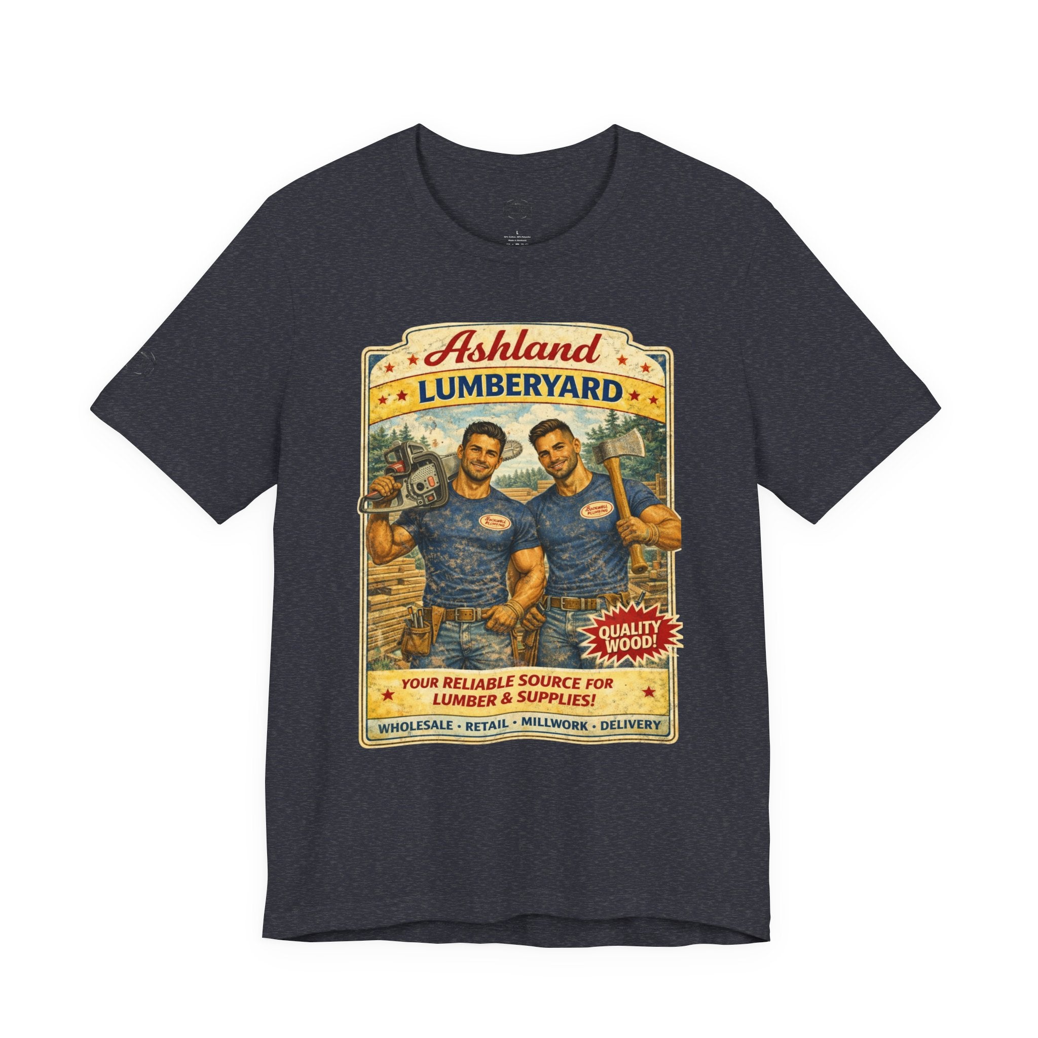 Ashland Lumberyard Vintage Tee — Retro Lumberjack Workshirt