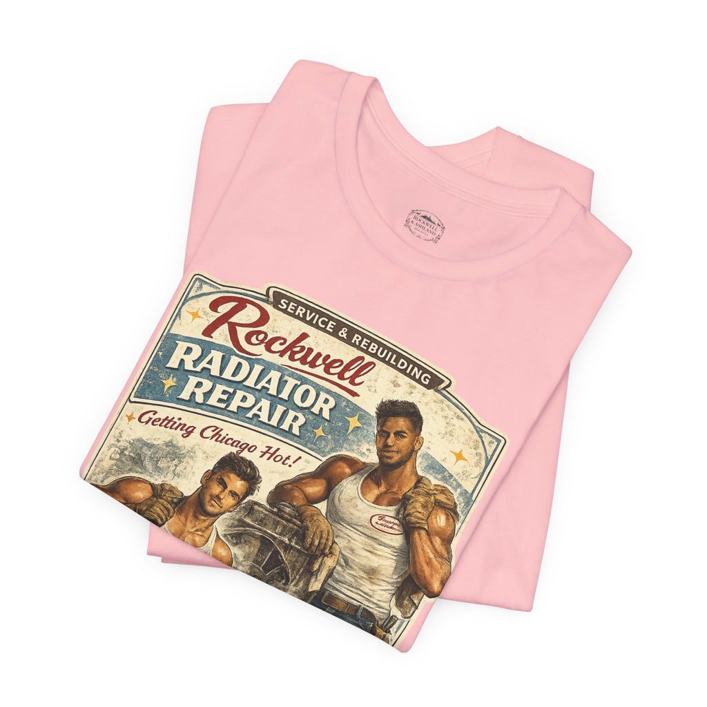 “Rockwell Radiator Repair" Short Sleeve T-Shirt