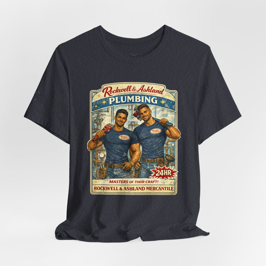"Rockwell & Ashland Plumbing" Tee