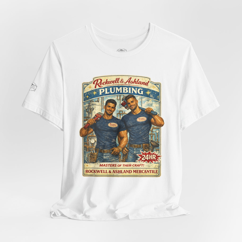 "Rockwell & Ashland Plumbing" Tee