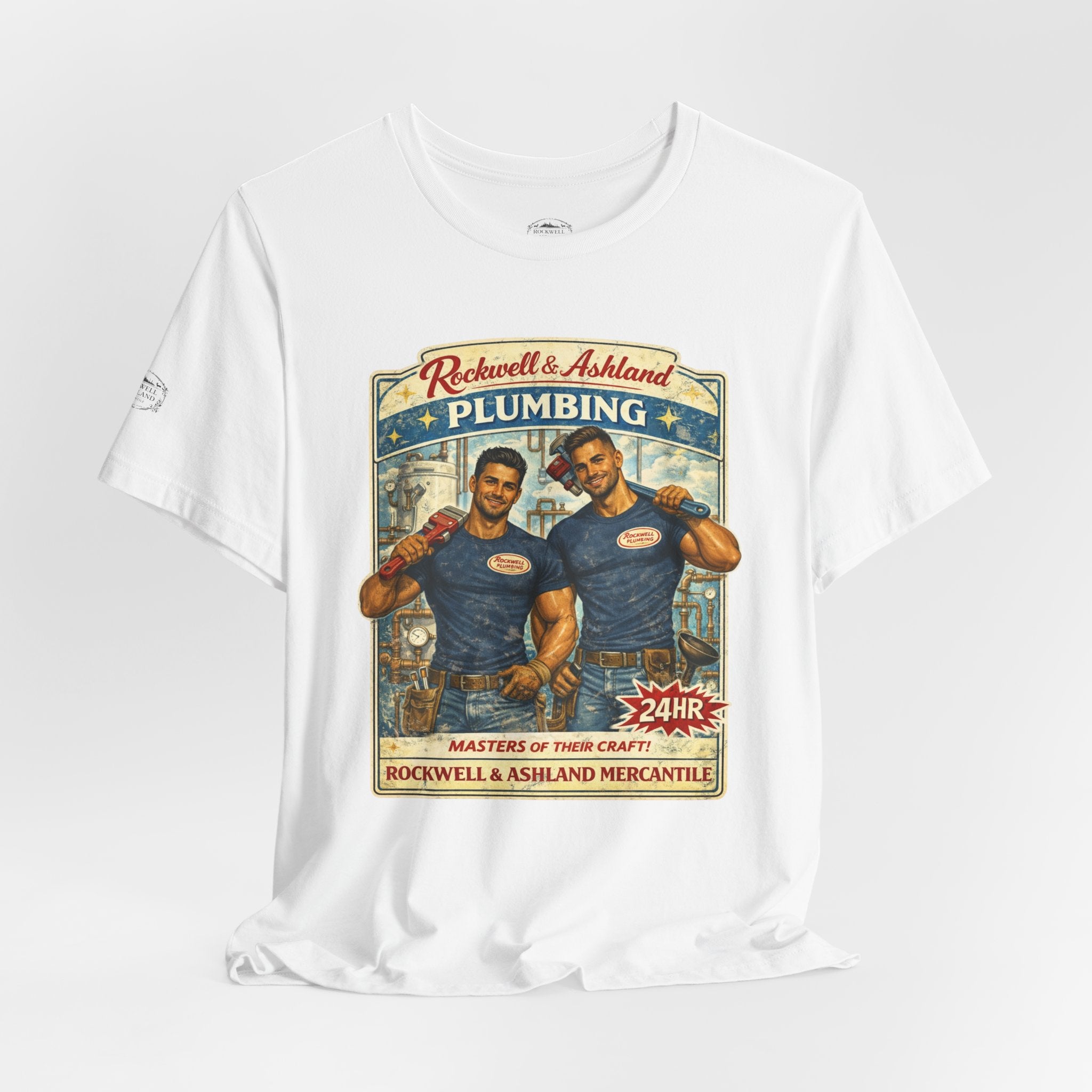 "Rockwell & Ashland Plumbing" Tee