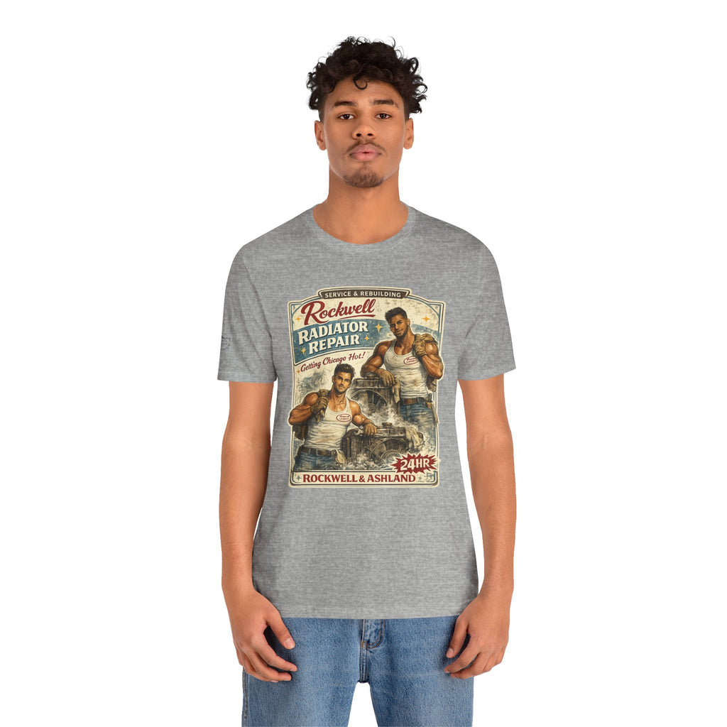 “Rockwell Radiator Repair" Short Sleeve T-Shirt