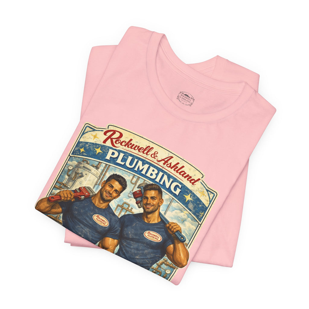 "Rockwell & Ashland Plumbing" Tee