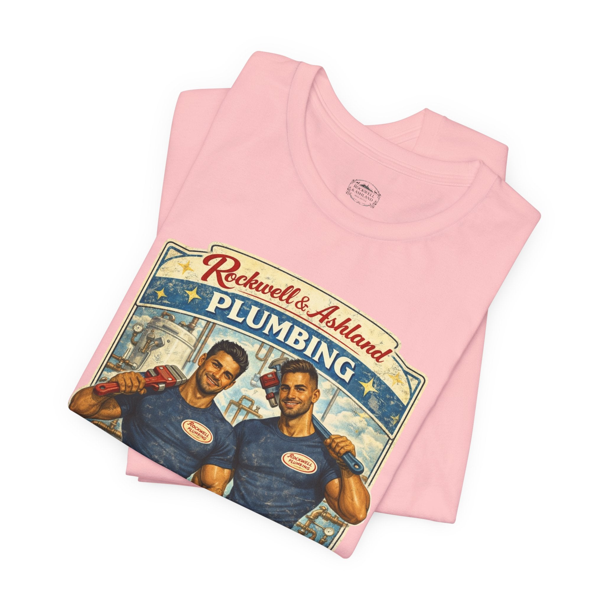 "Rockwell & Ashland Plumbing" Tee