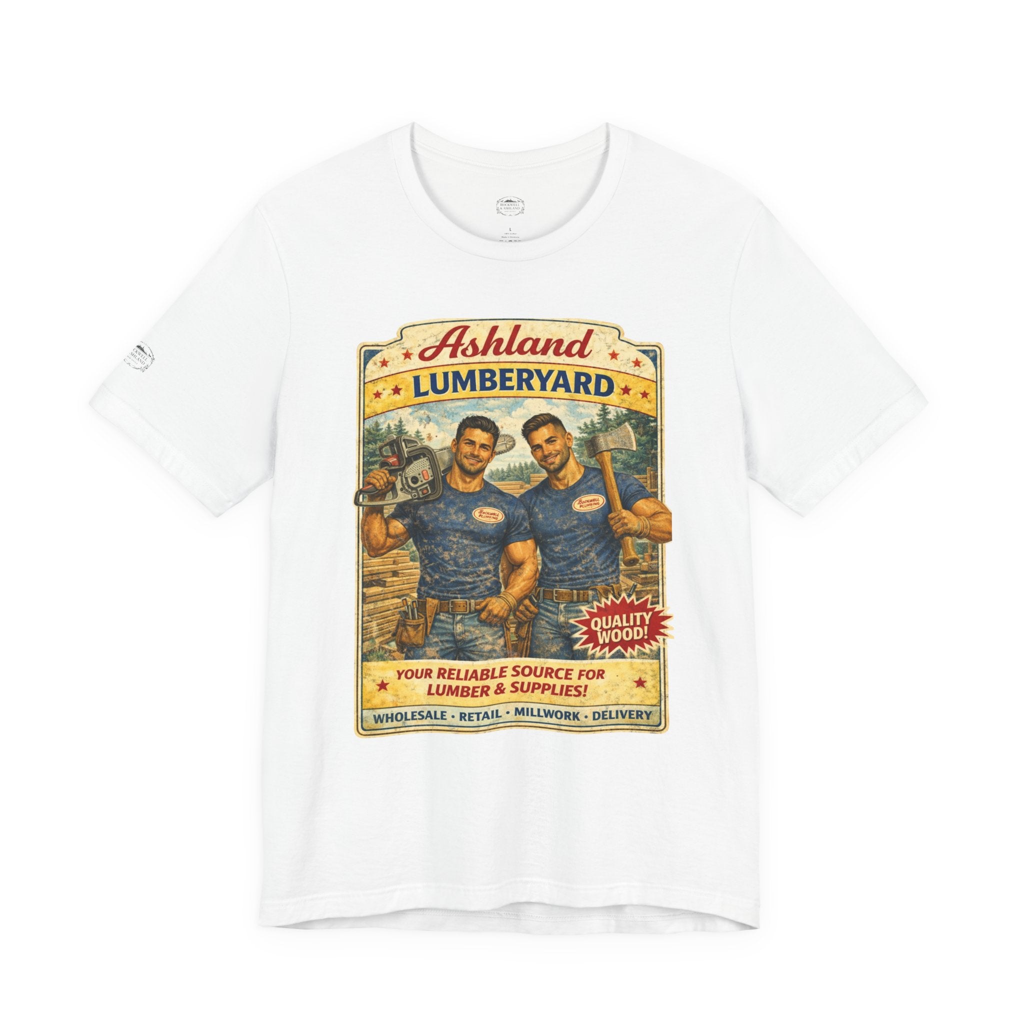 Ashland Lumberyard Vintage Tee — Retro Lumberjack Workshirt