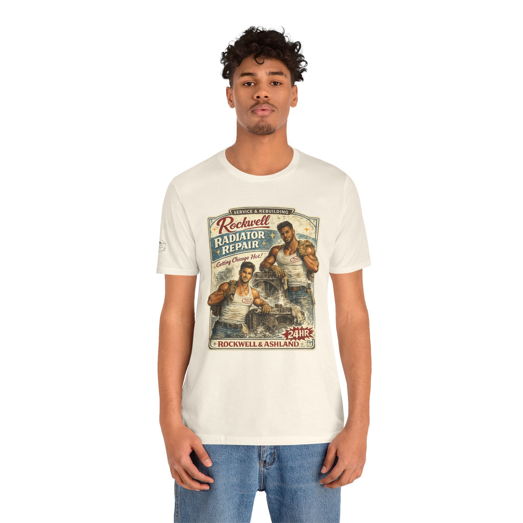 “Rockwell Radiator Repair" Short Sleeve T-Shirt