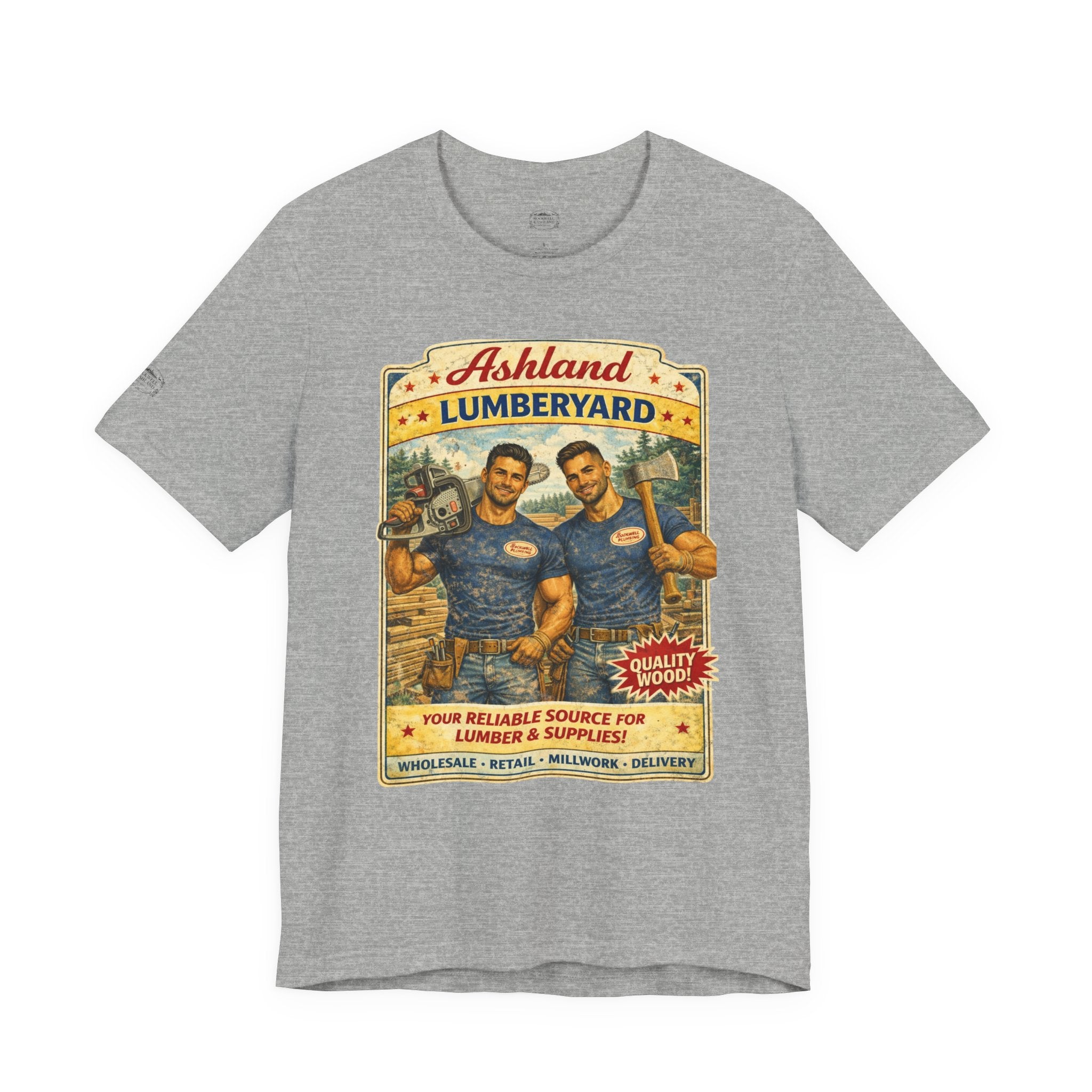 Ashland Lumberyard Vintage Tee — Retro Lumberjack Workshirt