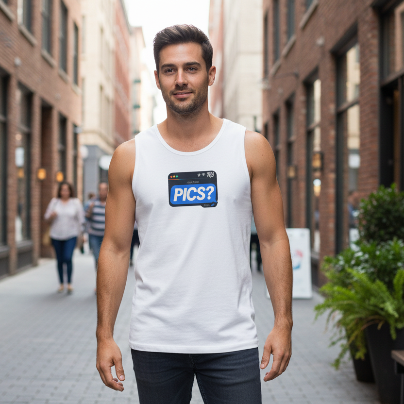 “PICS?” Muscle Tank