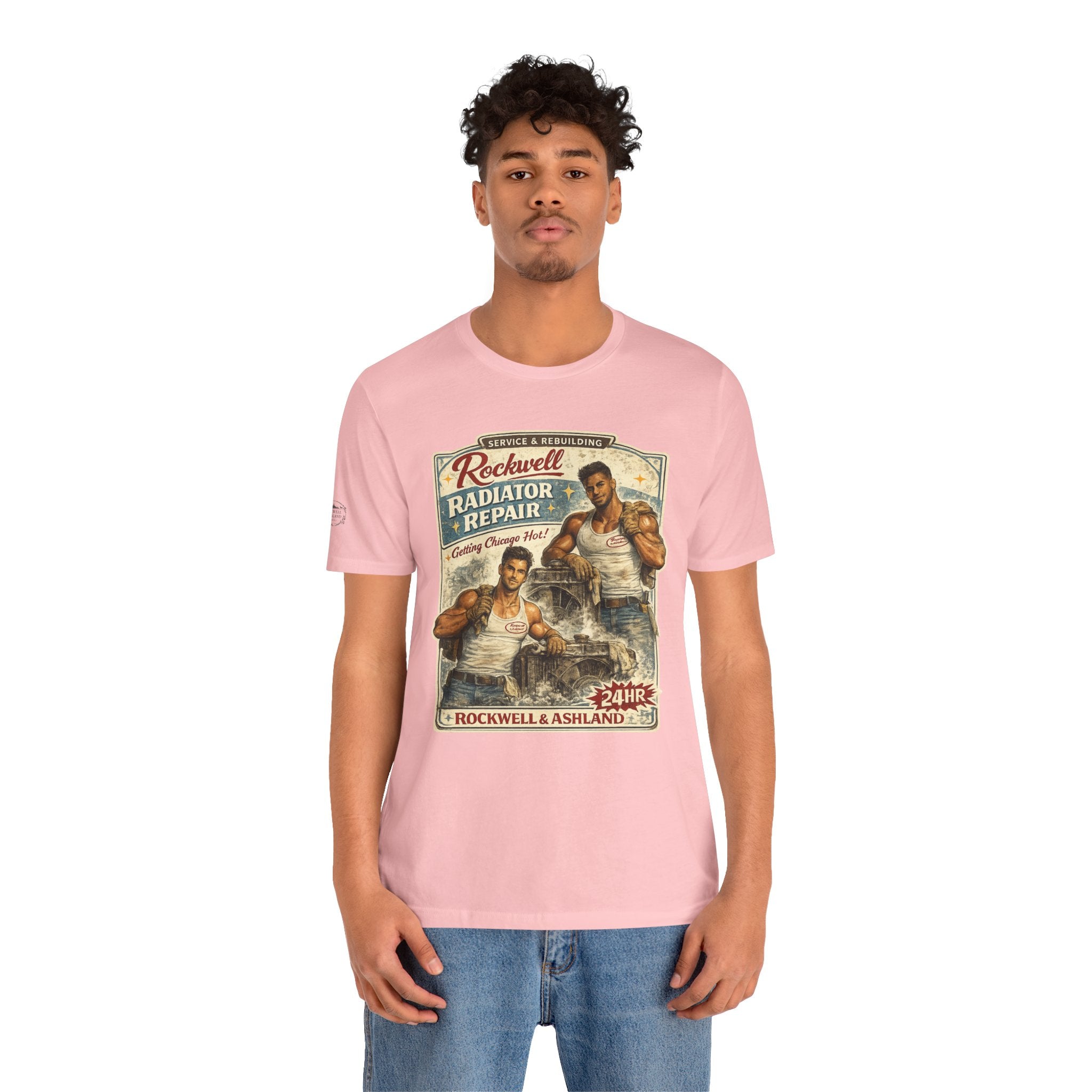 “Rockwell Radiator Repair" Short Sleeve T-Shirt