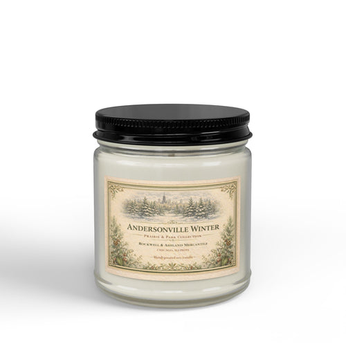 Andersonville Winter Scented Soy Candle — 4oz & 9oz Black Lid