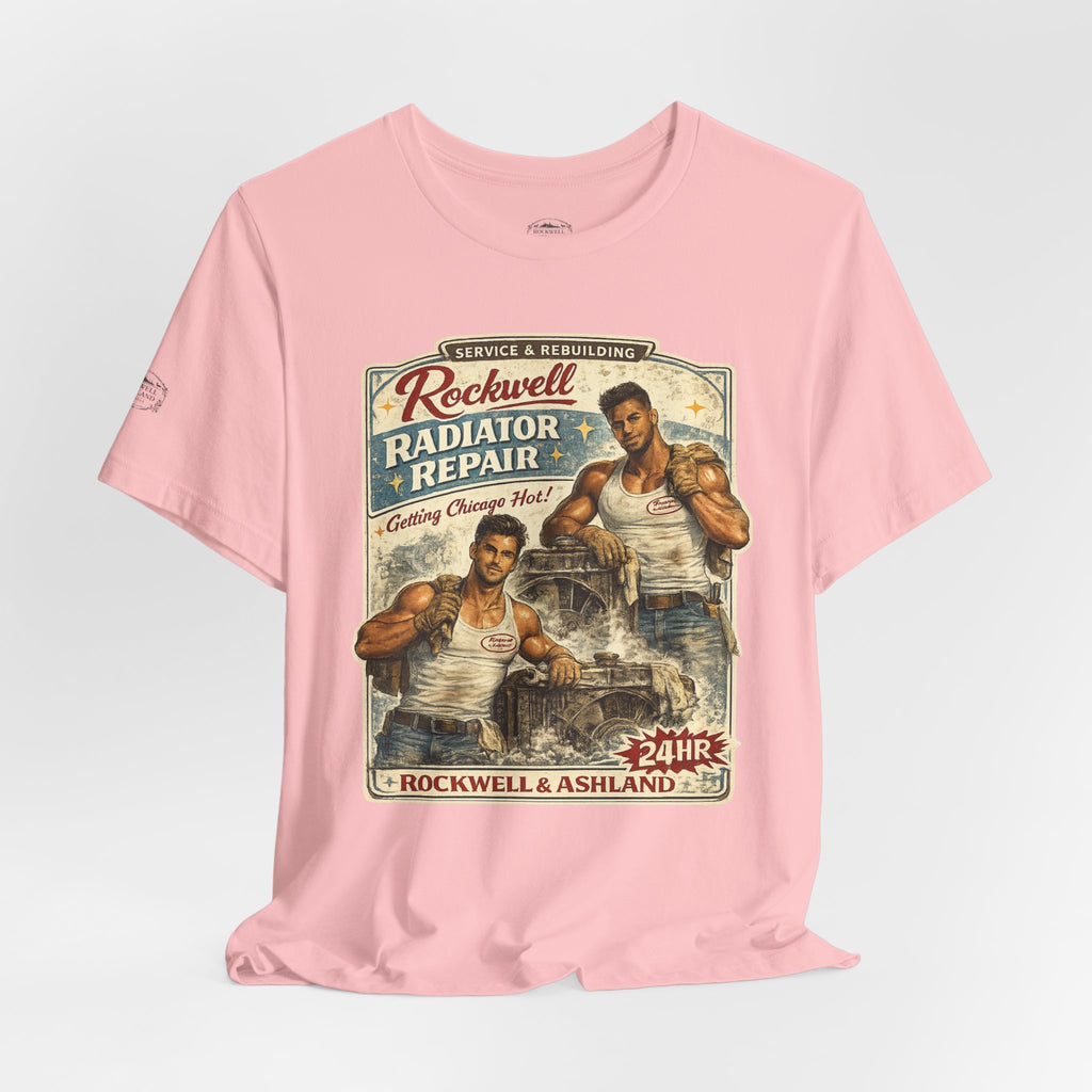 “Rockwell Radiator Repair" Short Sleeve T-Shirt
