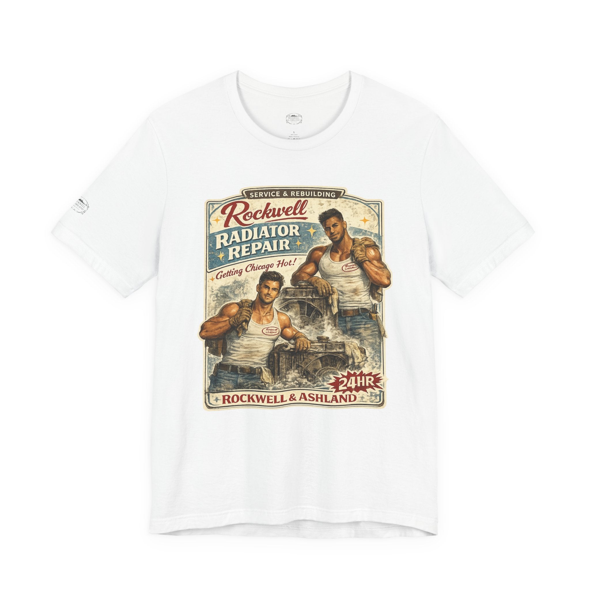 “Rockwell Radiator Repair" Short Sleeve T-Shirt
