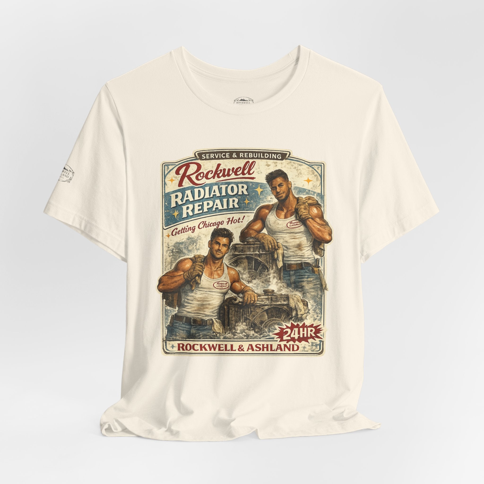“Rockwell Radiator Repair" Short Sleeve T-Shirt