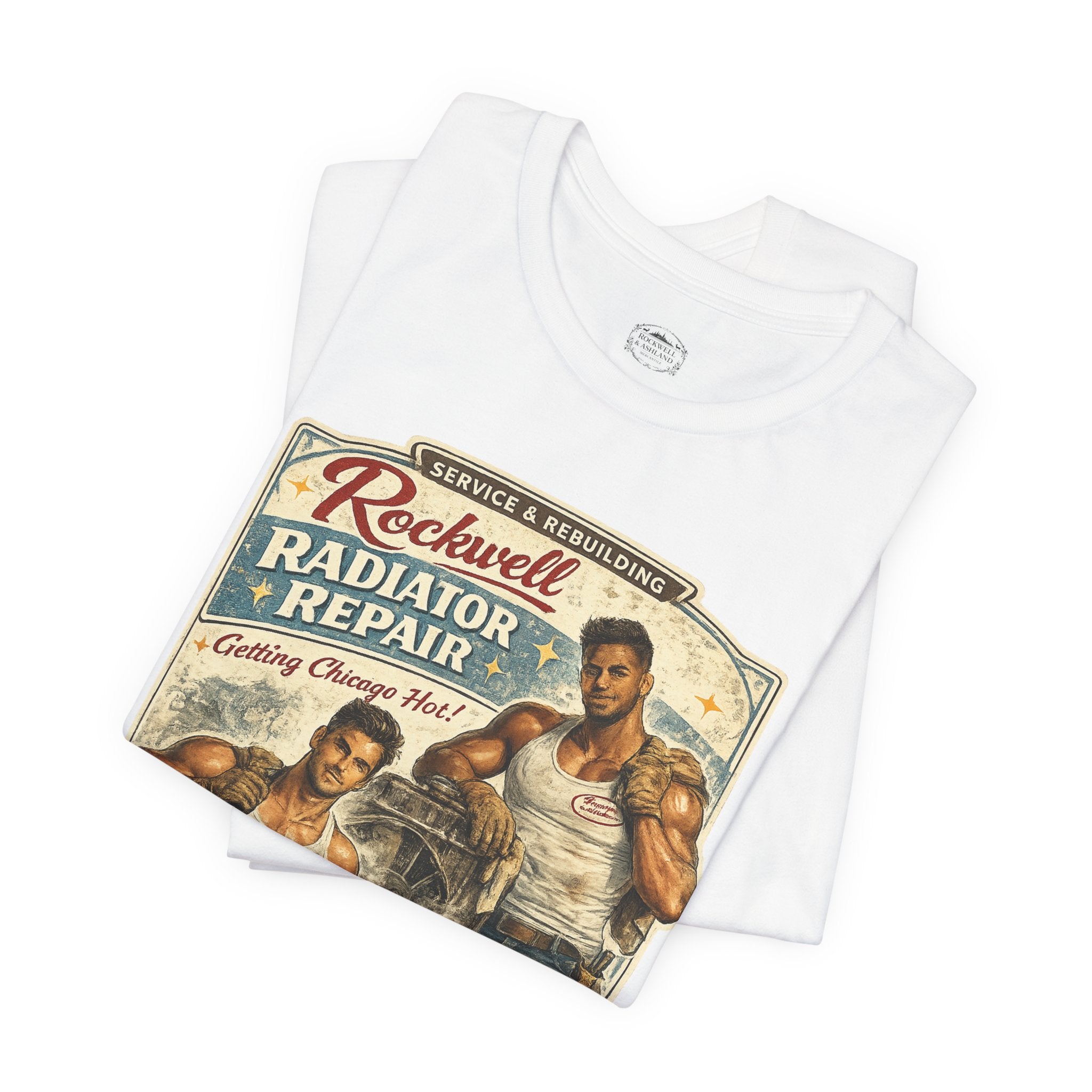 “Rockwell Radiator Repair" Short Sleeve T-Shirt