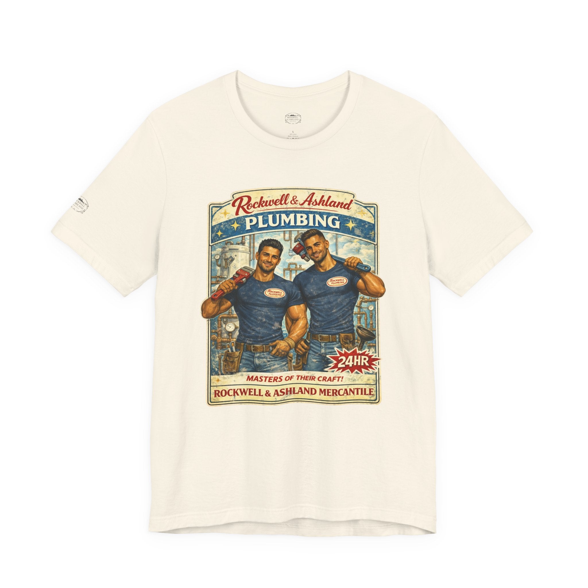 "Rockwell & Ashland Plumbing" Tee