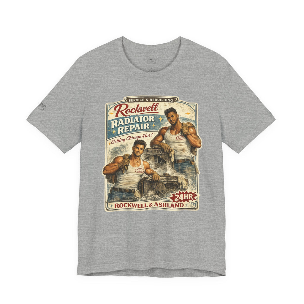 “Rockwell Radiator Repair" Short Sleeve T-Shirt