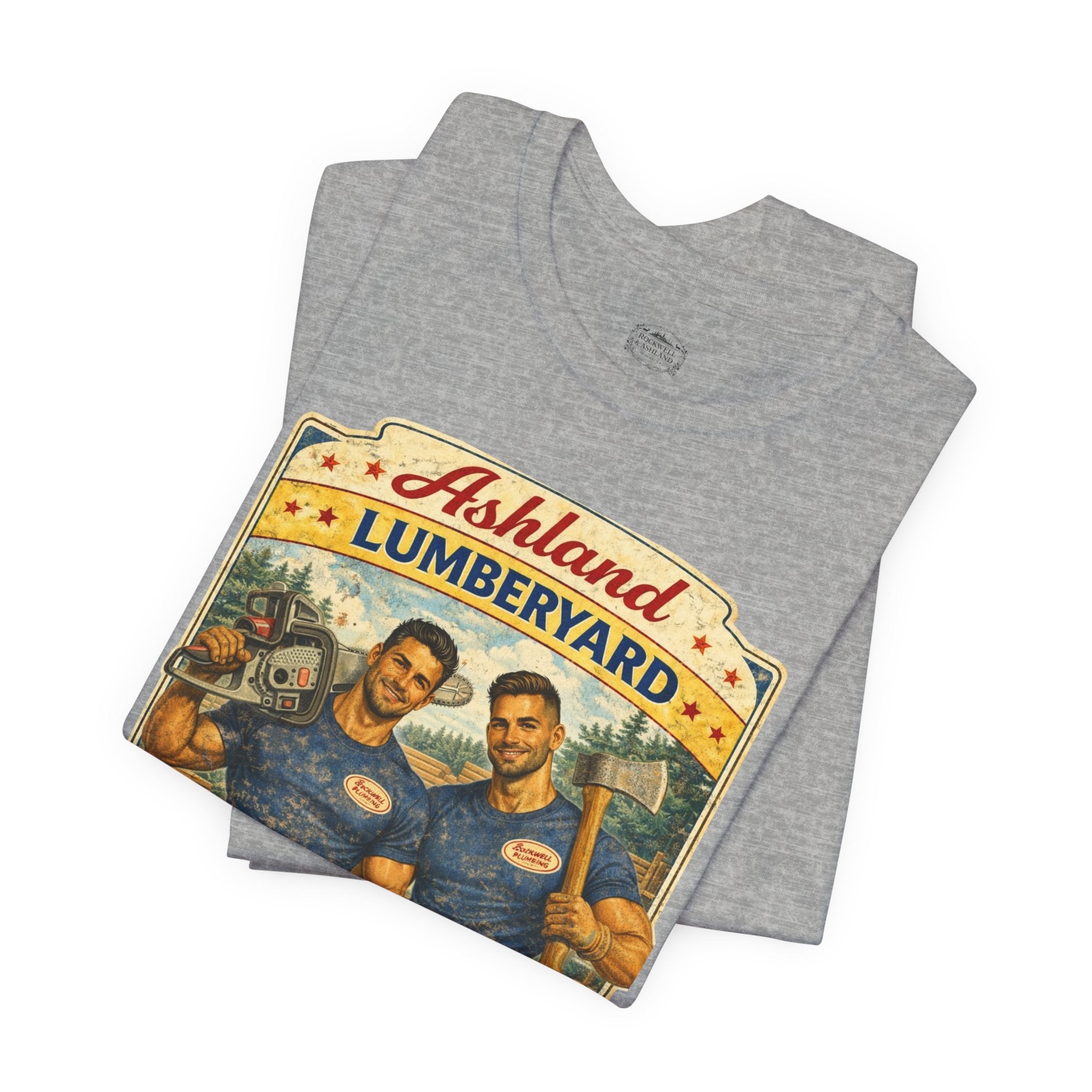 Ashland Lumberyard Vintage Tee — Retro Lumberjack Workshirt