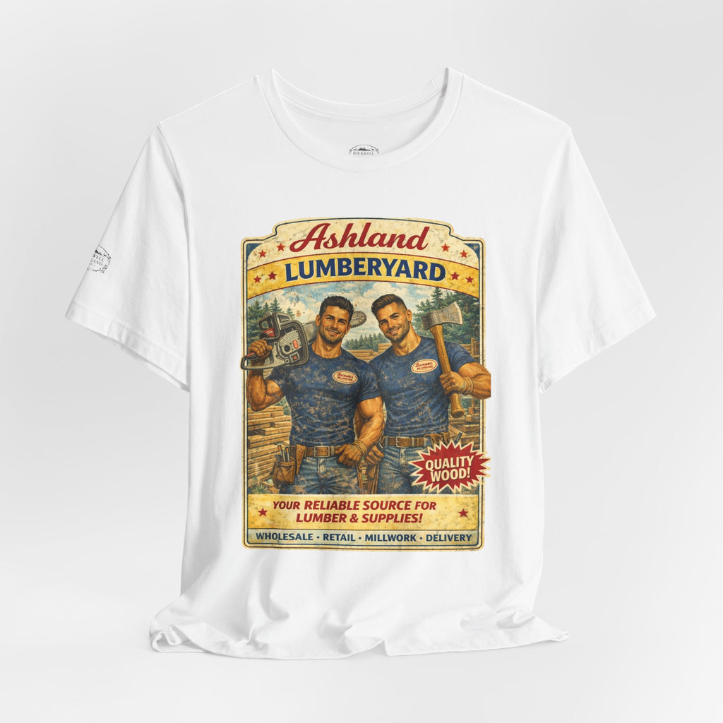 Ashland Lumberyard Vintage Tee — Retro Lumberjack Workshirt