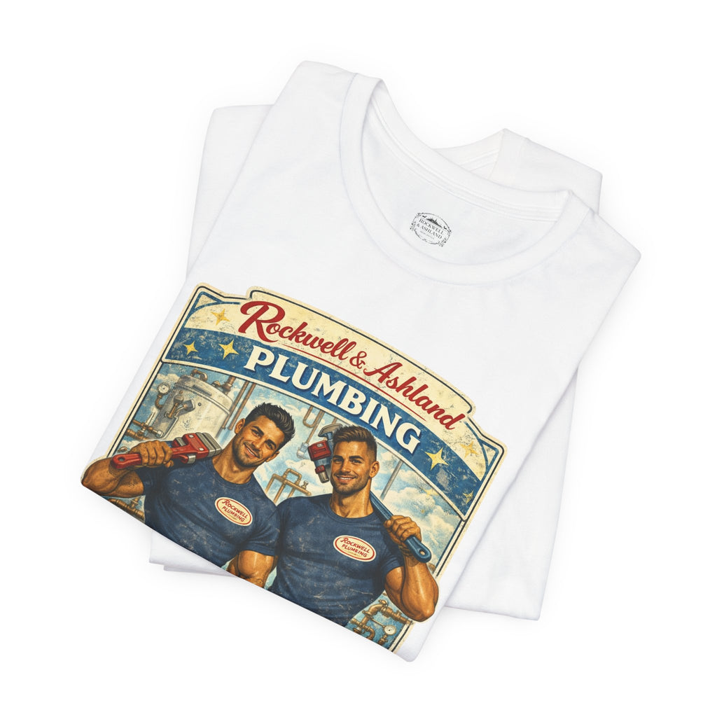 "Rockwell & Ashland Plumbing" Tee