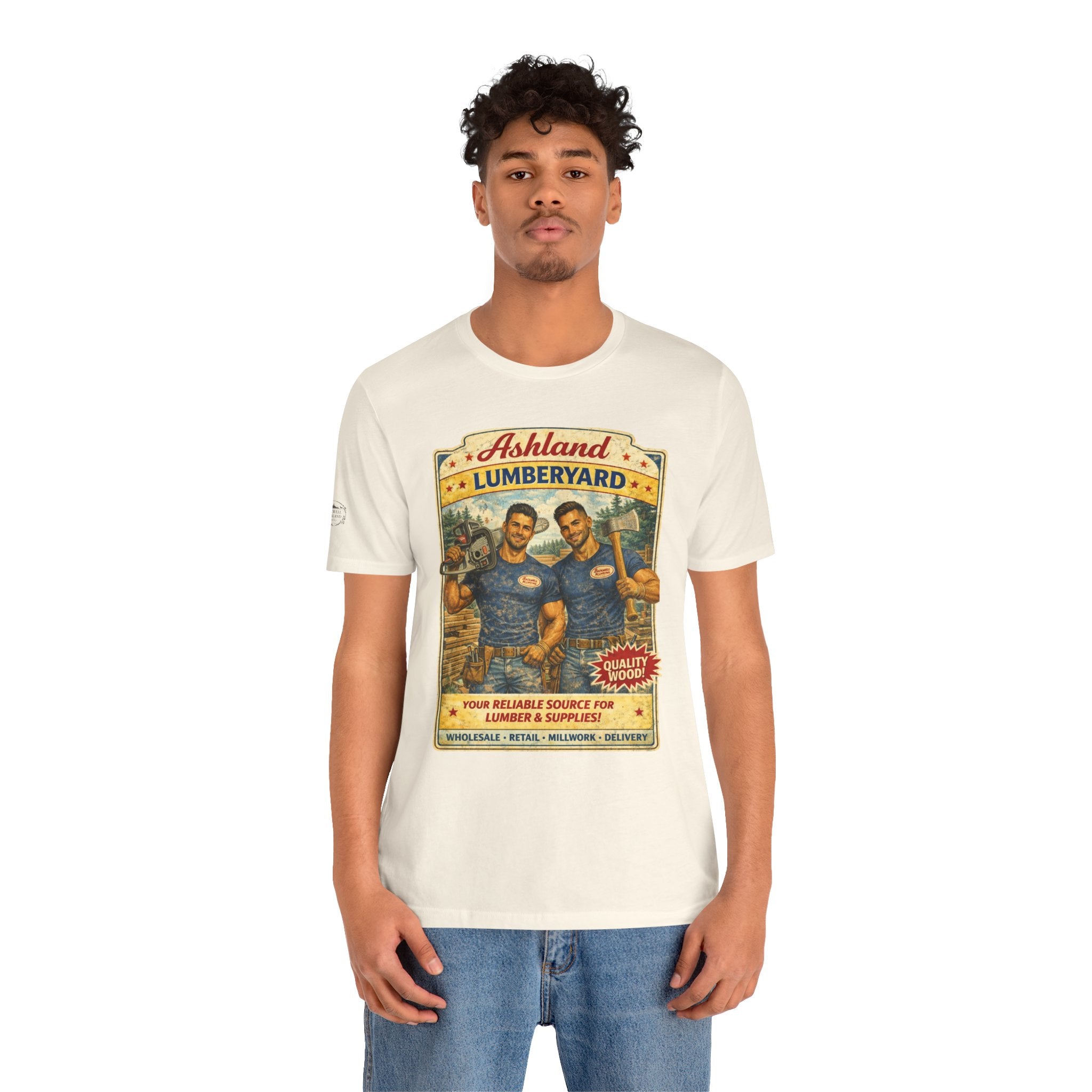 Ashland Lumberyard Vintage Tee — Retro Lumberjack Workshirt