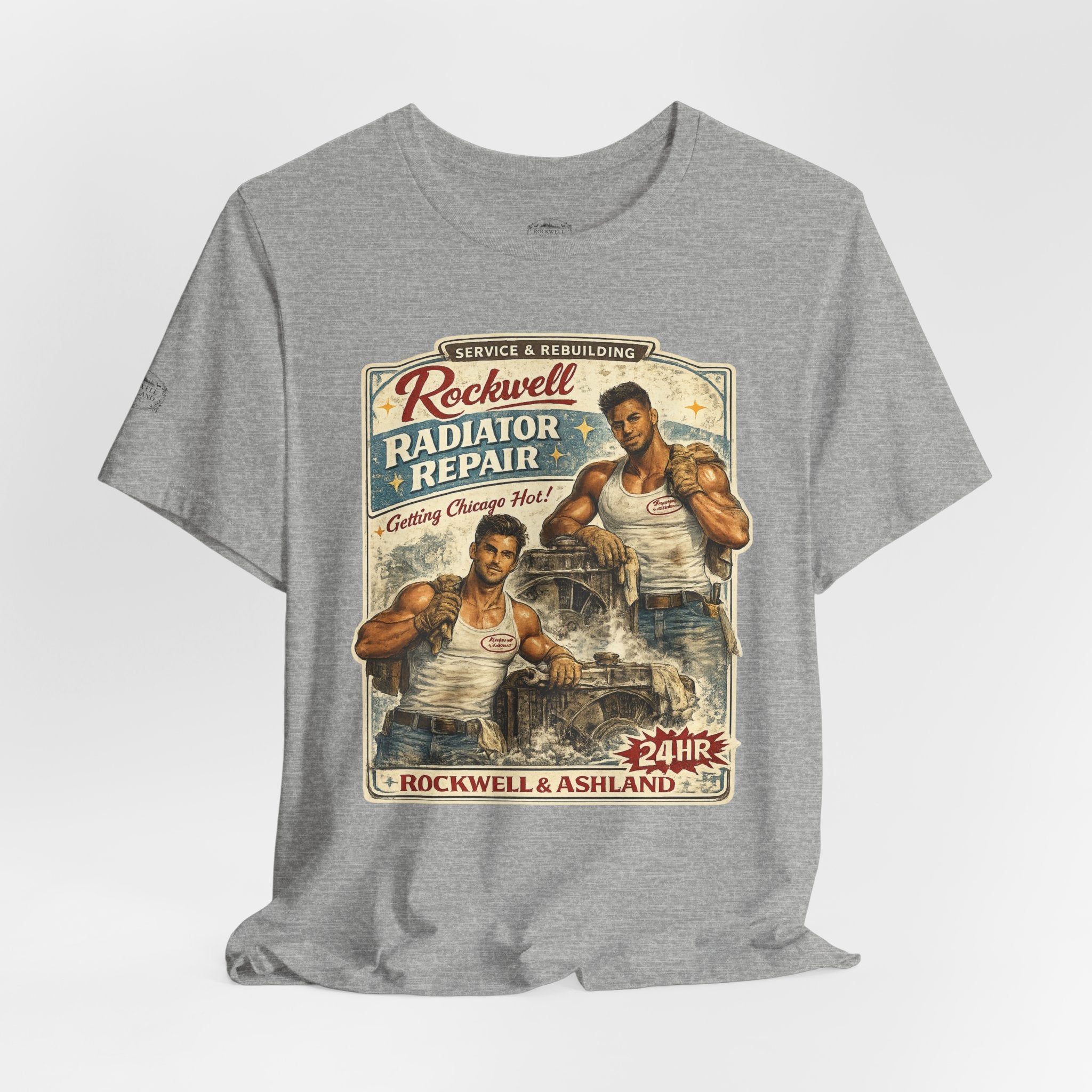 “Rockwell Radiator Repair" Short Sleeve T-Shirt