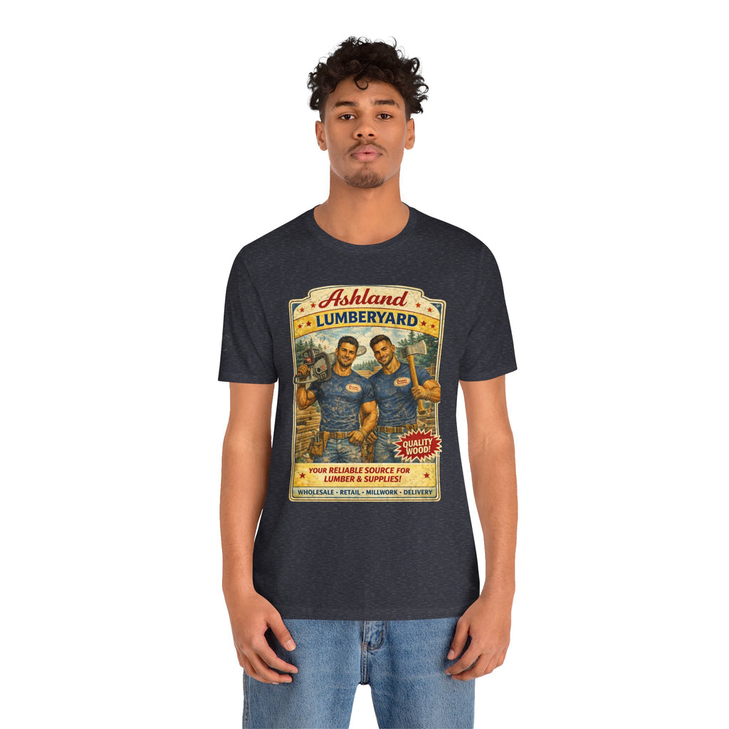 Ashland Lumberyard Vintage Tee — Retro Lumberjack Workshirt