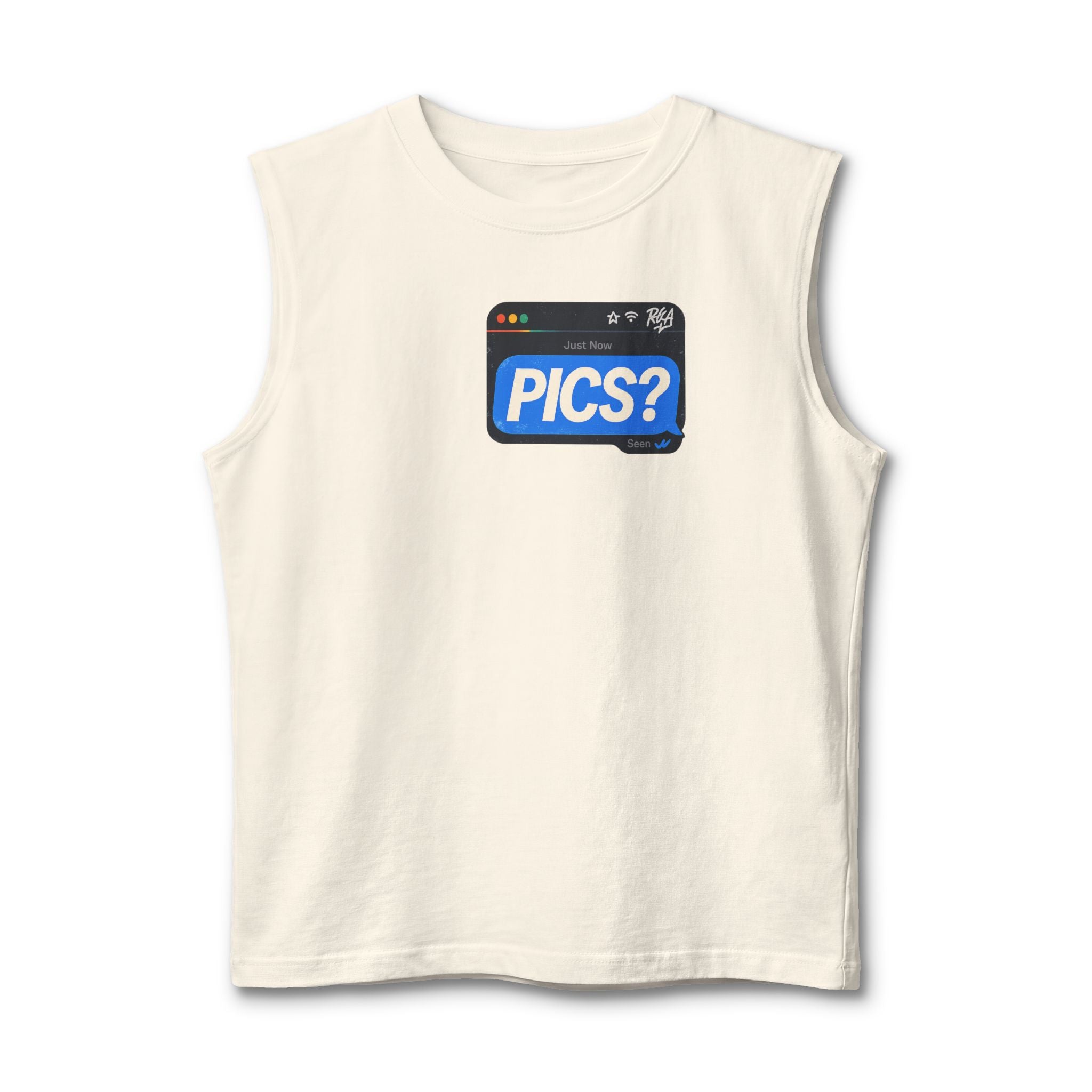 “PICS?” Muscle Tank