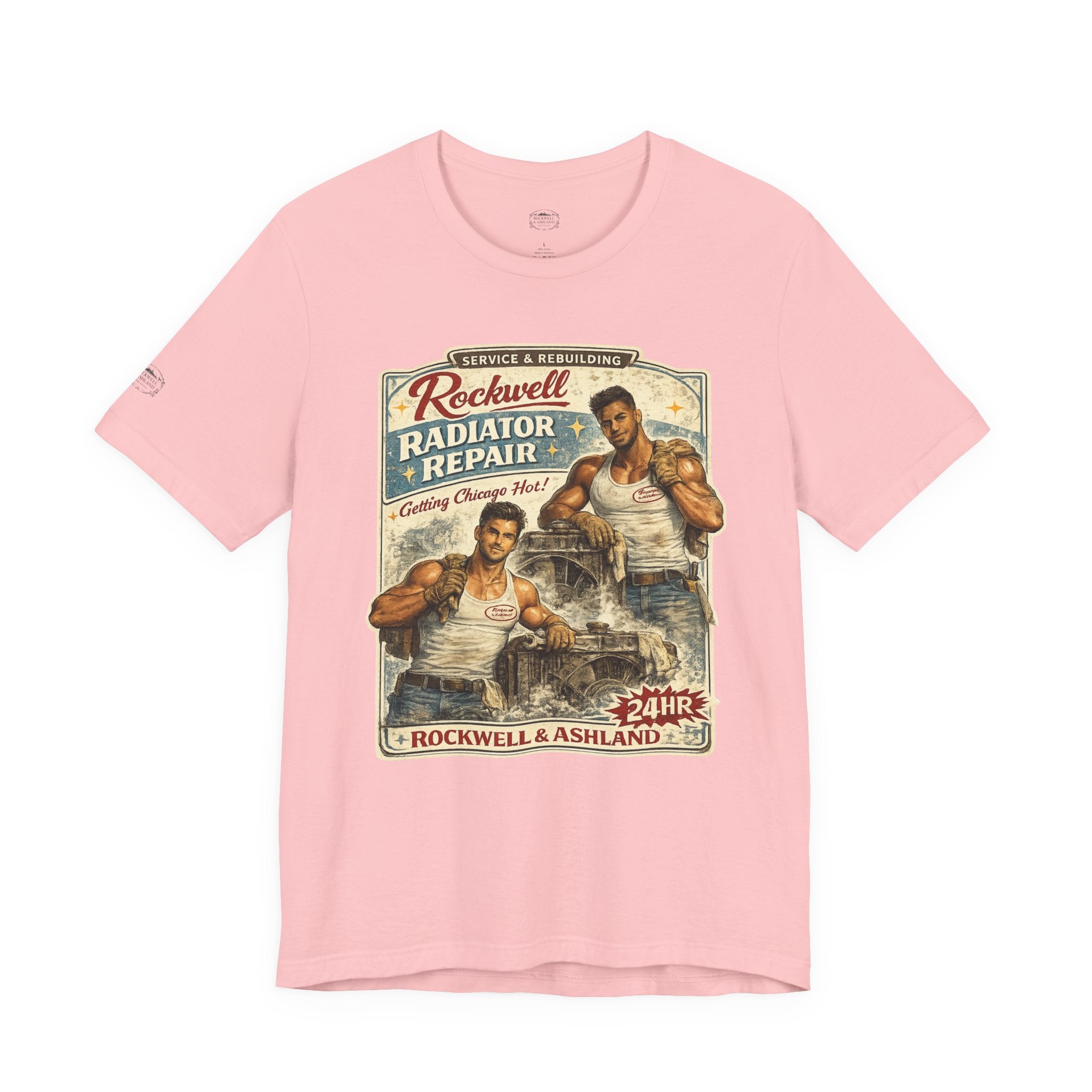 “Rockwell Radiator Repair" Short Sleeve T-Shirt