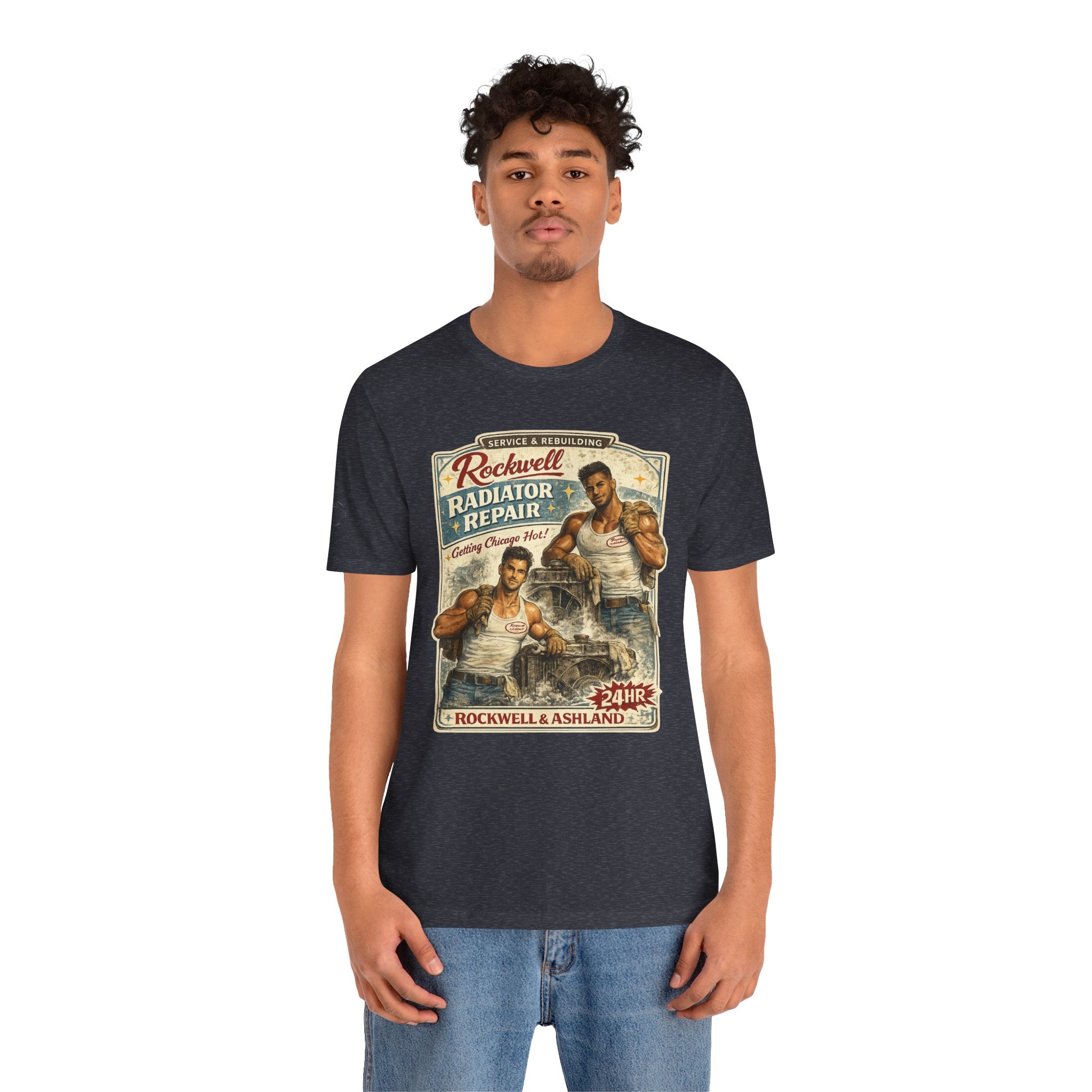 “Rockwell Radiator Repair" Short Sleeve T-Shirt
