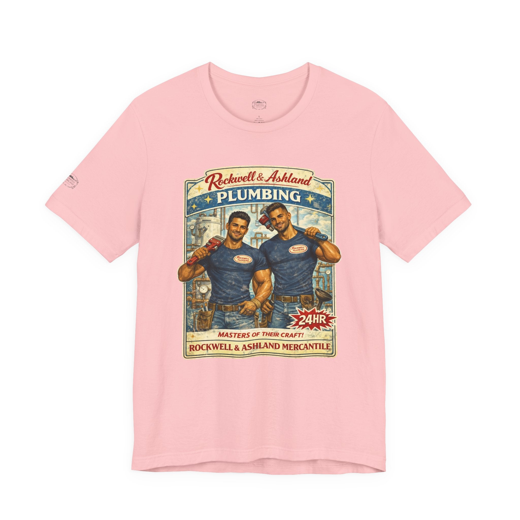 "Rockwell & Ashland Plumbing" Tee