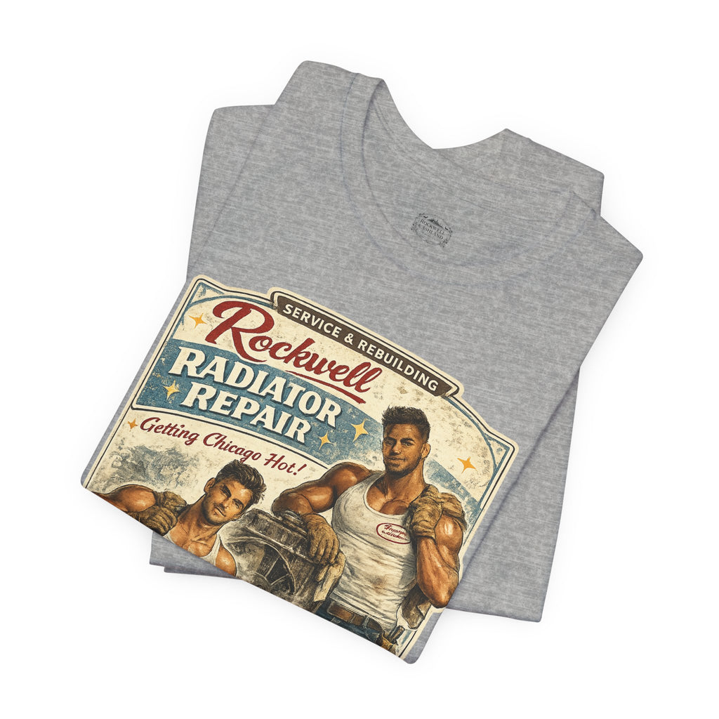 “Rockwell Radiator Repair" Short Sleeve T-Shirt