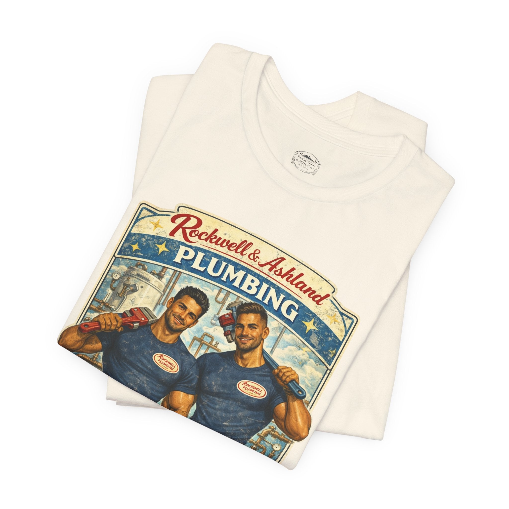 "Rockwell & Ashland Plumbing" Tee